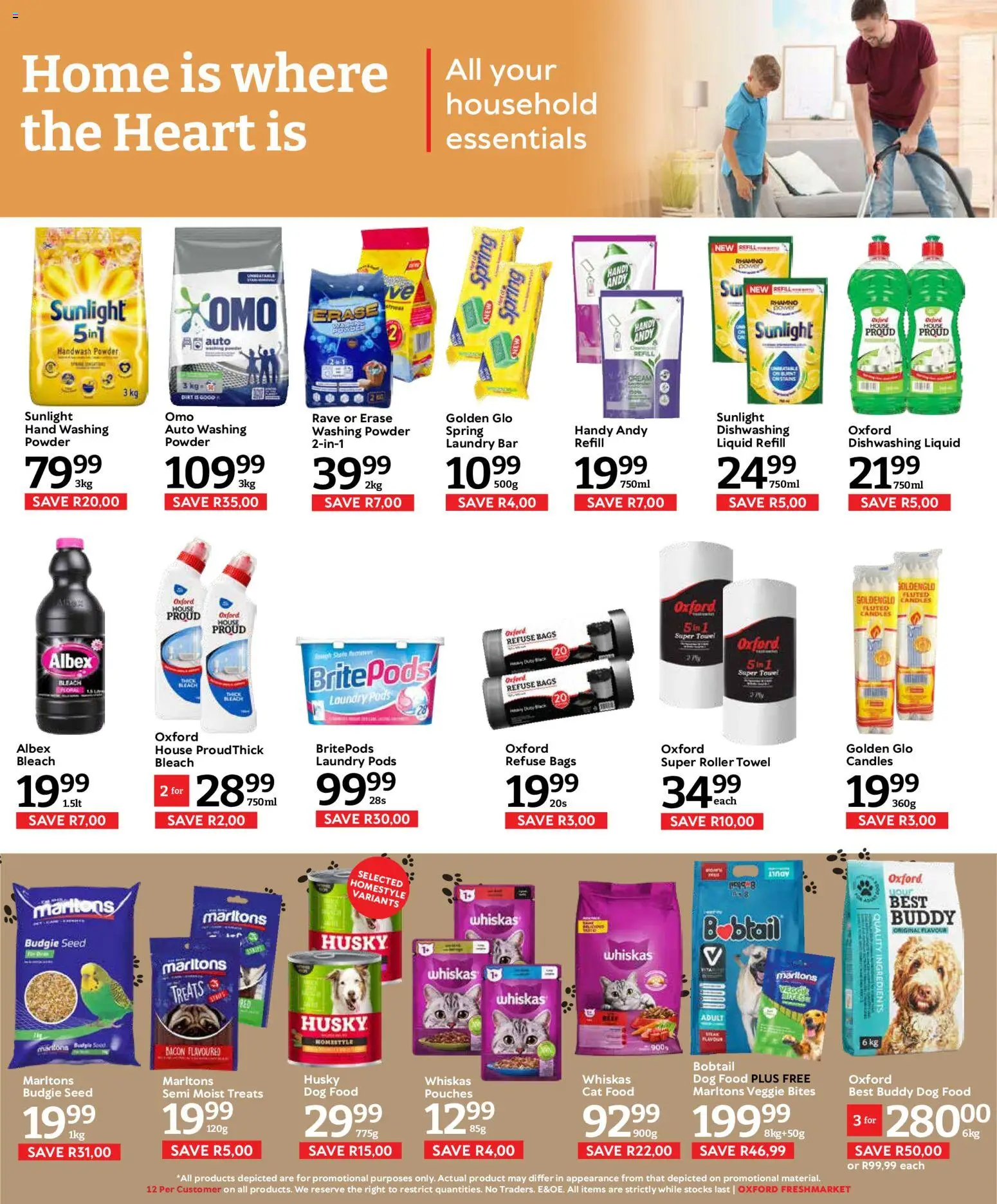 New Oxford Freshmarket catalogue – valid from 05/08/2026 | Page: 15 | Products: Handwash, Towel, Dog food, Bacon