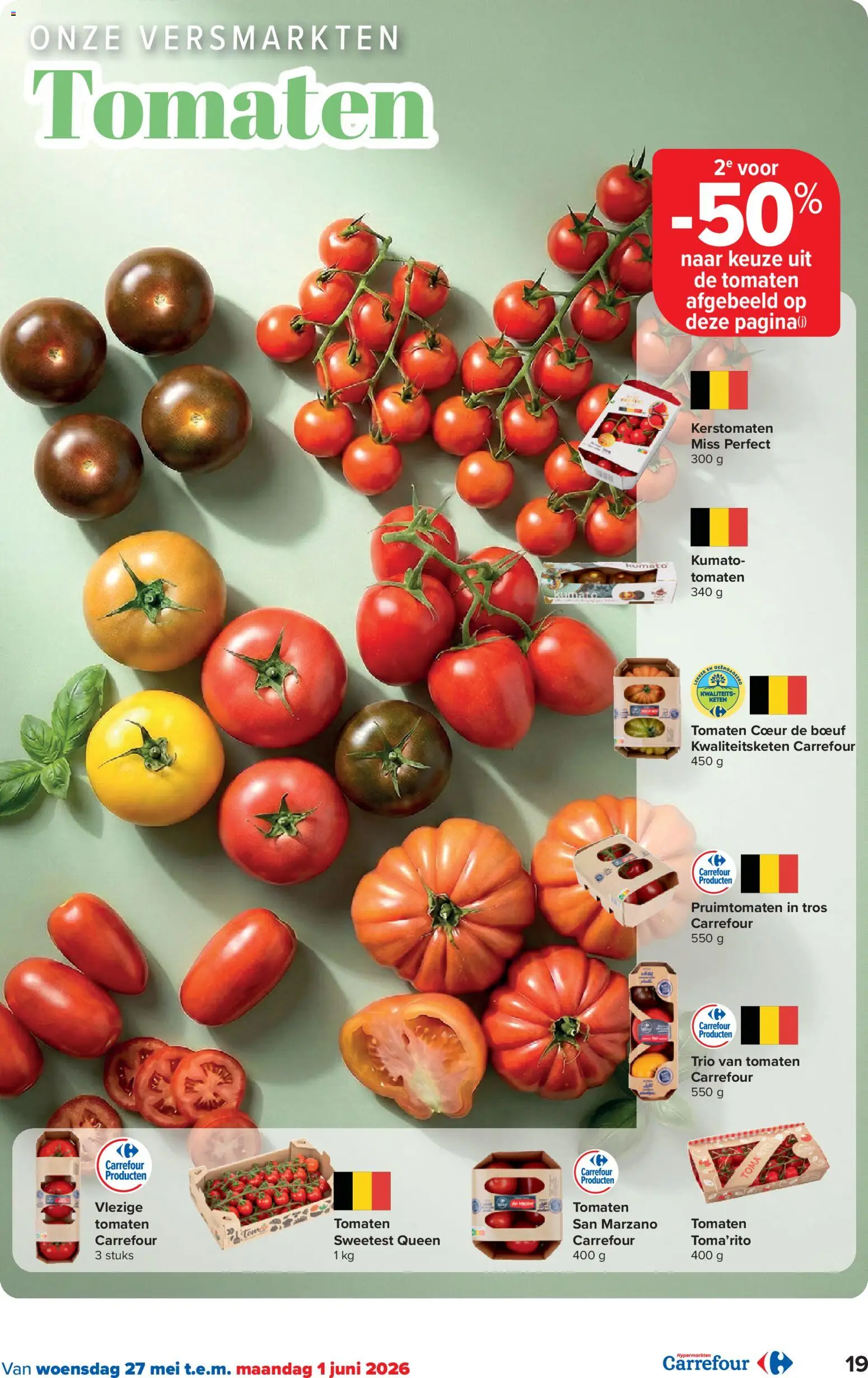 {H1} | Pagina: 19 | Producten: Tomaten