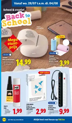 Lidl Folder week 31 - Voorbeeld van een folder van Lidl, geldig van 27/07/2026 | Pagina: 22