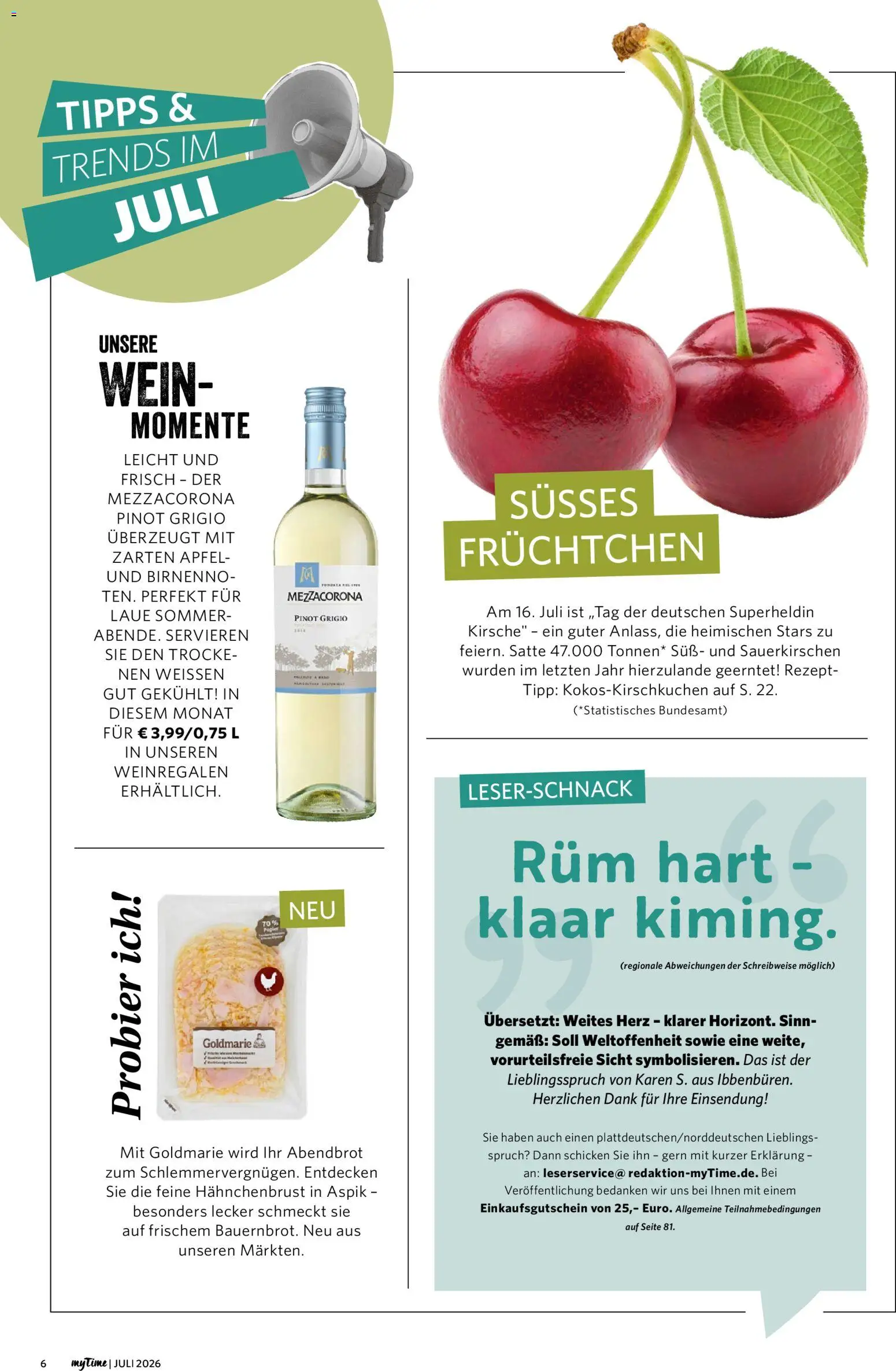 Famila Nordwest myTime Juli 2026 – gültig ab 01.07.2026 | Seite: 6