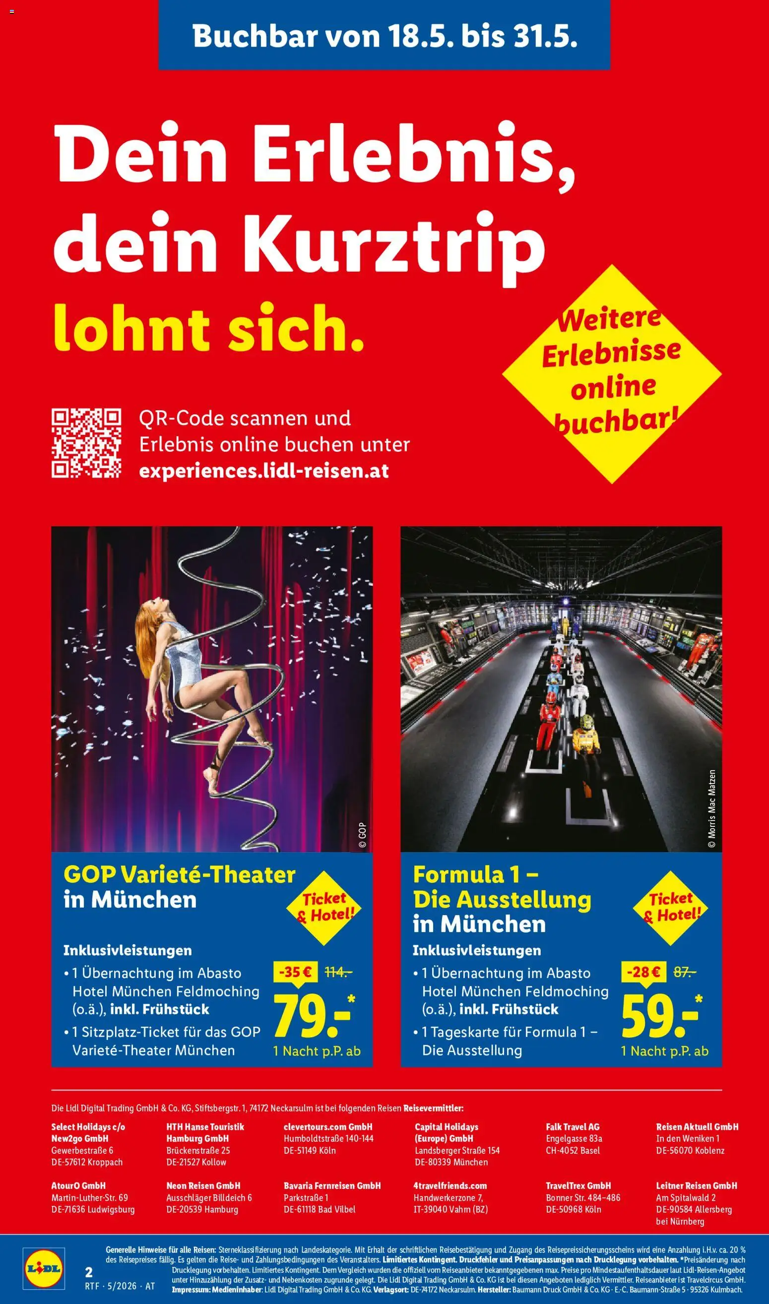 Lidl Mai/Juni Reise - Highlights gültig ab 12.05.2026 | Seite: 2 | Produkte: Bad