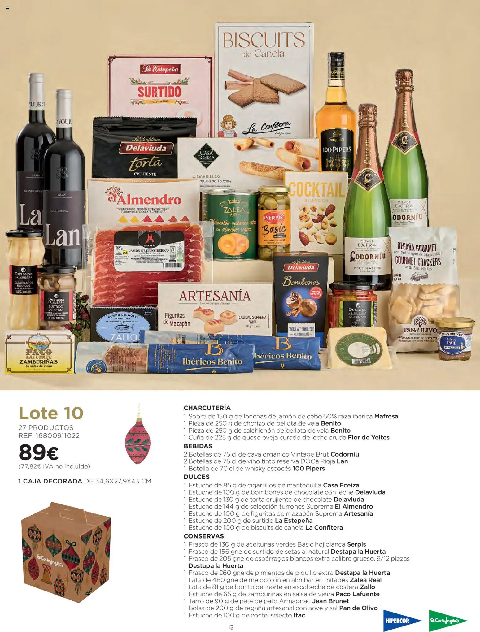Hipercor - Cestas de Navidad Cataluňa │ válido desde el 08/10/2026 | Página: 13