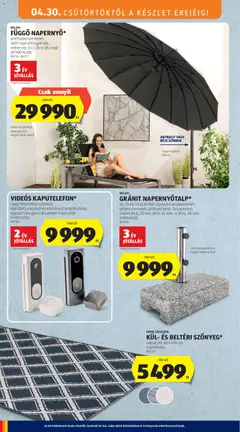 Aldi akciós újság - amely érvényes a következő dátumtól: 30.04.2026 | Oldal: 26 | Termékek: Videó, Csatlakozó, Dekoráció