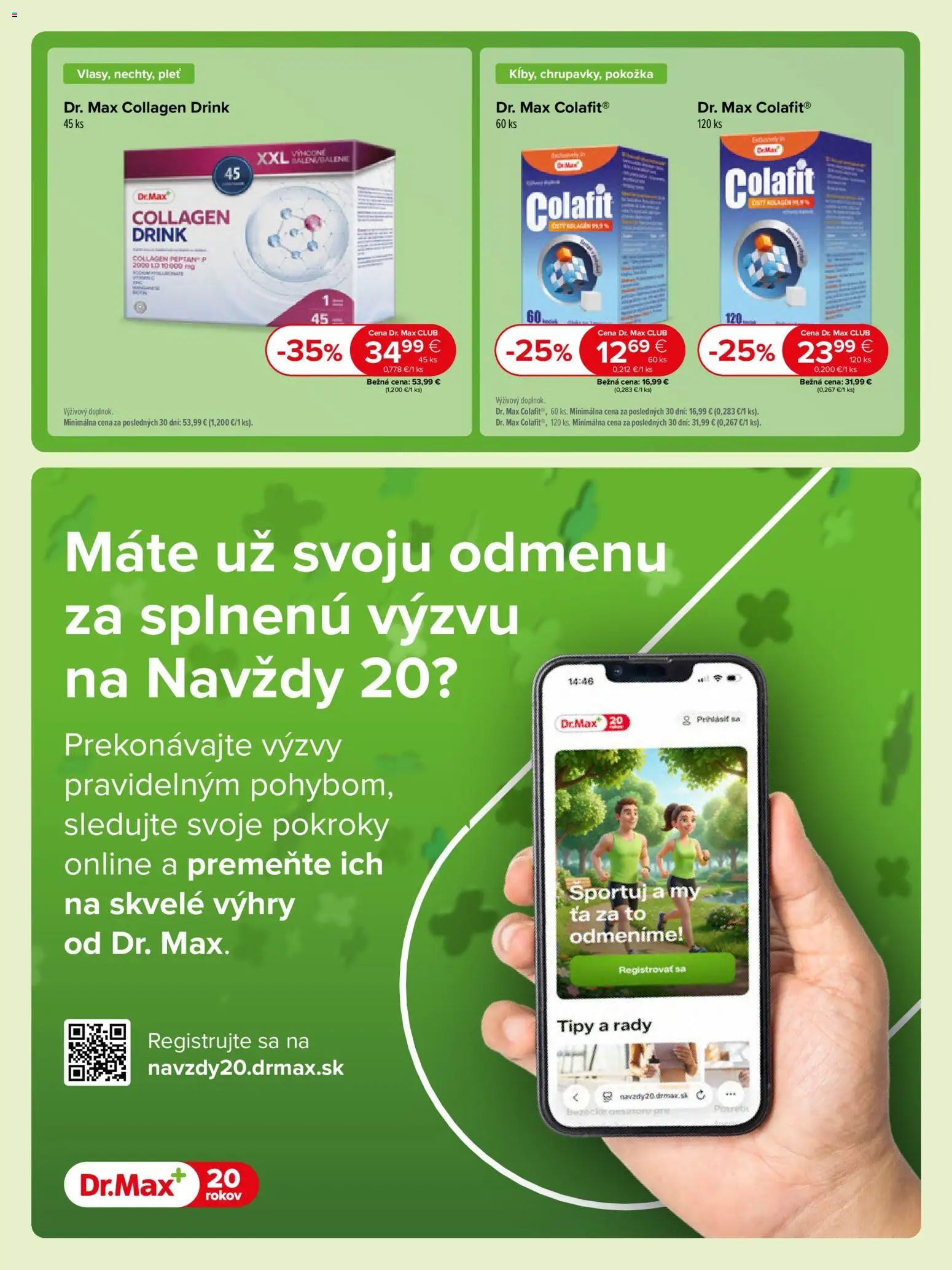 Nové Dr. Max akcie – leták je platný od 01.06.2026 | Strana: 10 | Produkty: Colafit