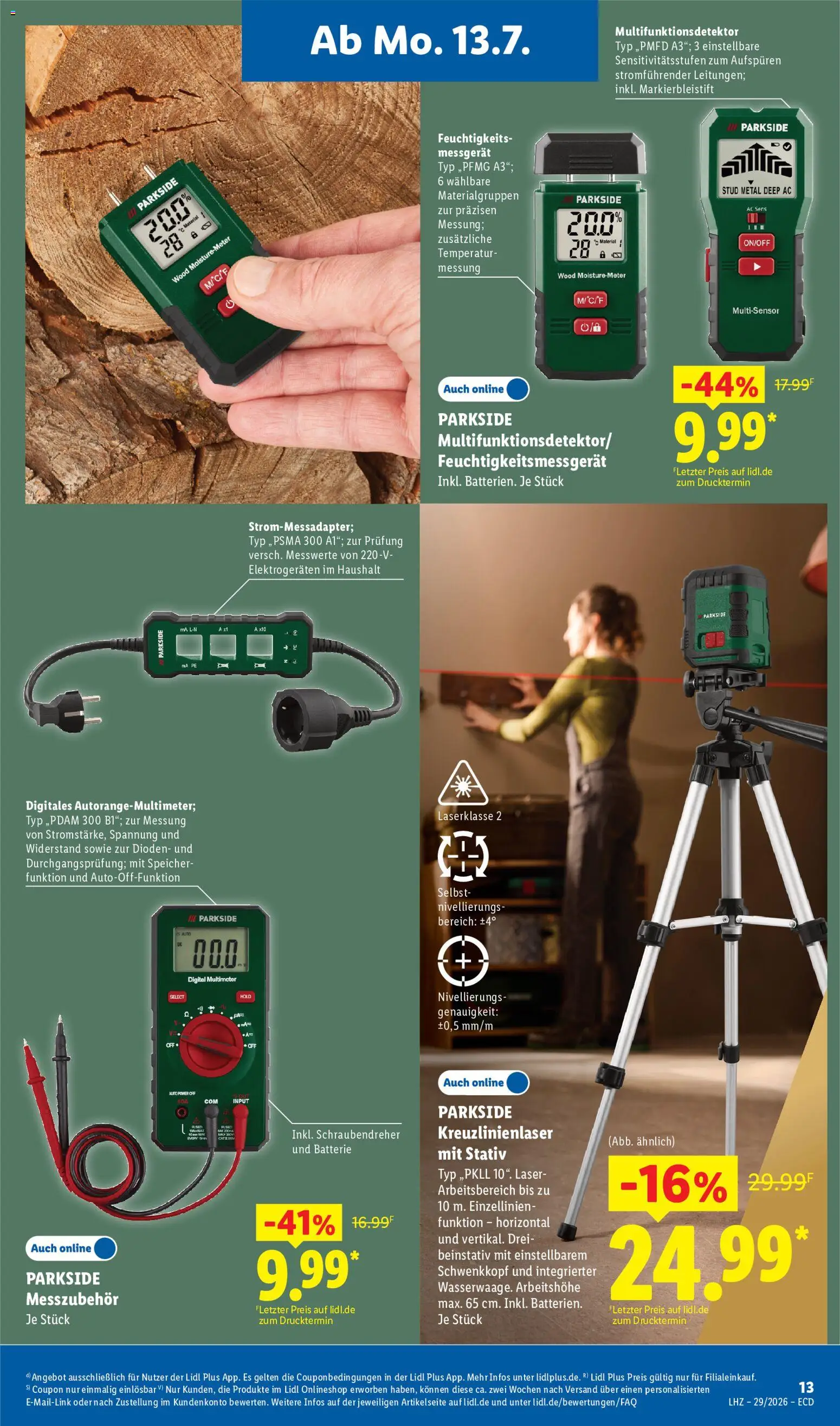 Lidl Prospekt – gültig ab 13.07.2026 | Seite: 7 | Produkte: Adapter, Batterie, Stativ