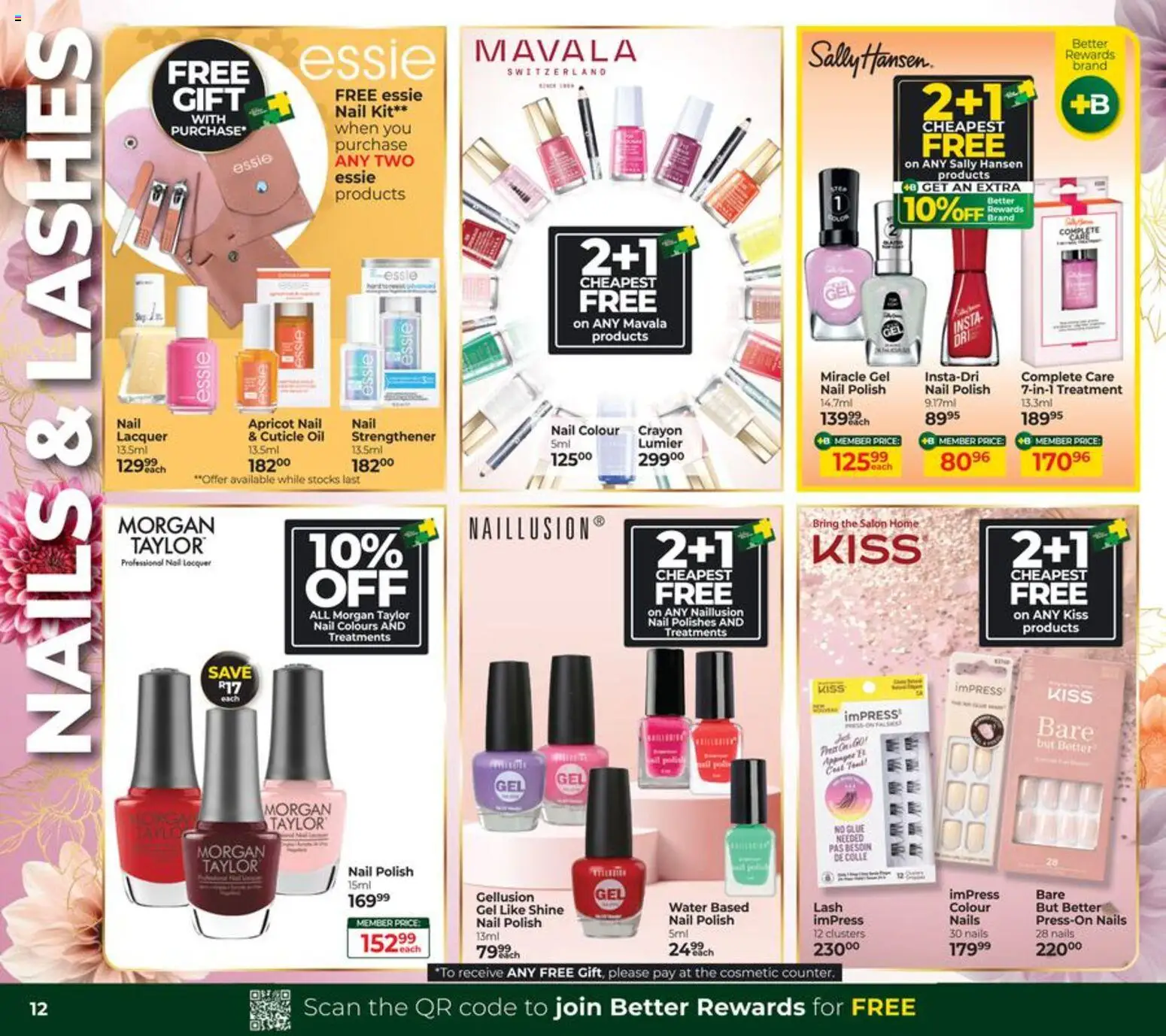 New Dis-Chem catalogue – valid from 20/08/2026 | Page: 12 | Products: Oil, Nail polish, Water, Peach