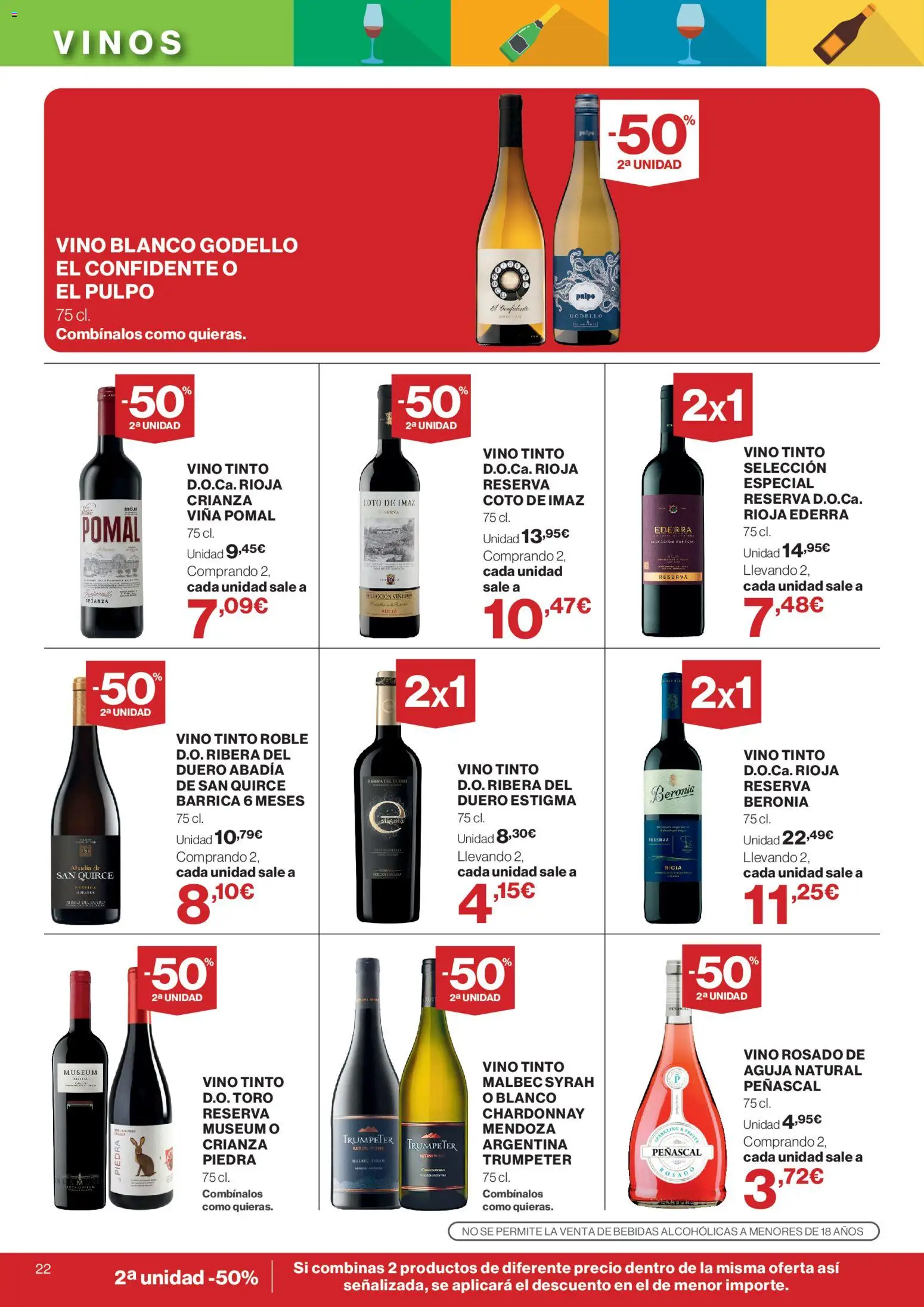 Supercor Canarias │ válido desde el 16/07/2026 | Página: 22 | Productos: Vino rosado, Vino