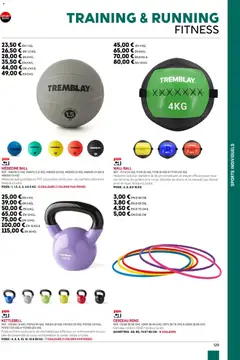 Sport 2000 - Prévisualisation de Sport 2000 Brochure 2026/2027 valide à partir de 01/01/2026 | Page: 129 | Produits: Poids, Prise