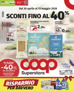 Anteprima del volantino COOP volantino Superstore Cassano d'Adda valido a partire dal 30.04.2026