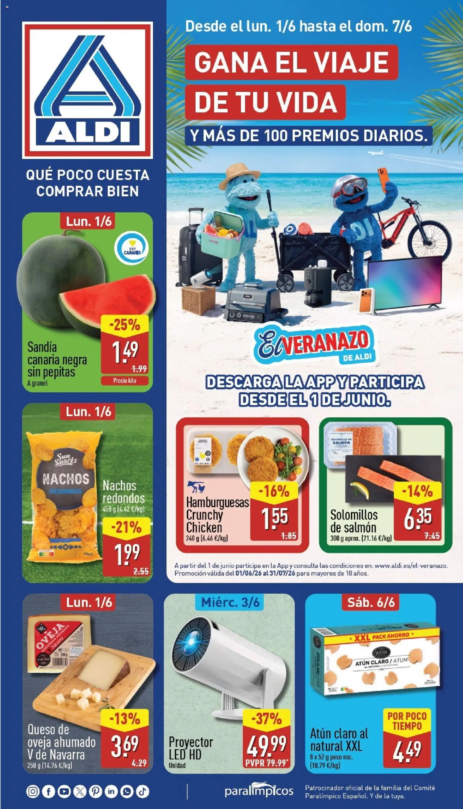 Aldi folleto Canarias │ válido desde el 01.06.2026 | Página: 1