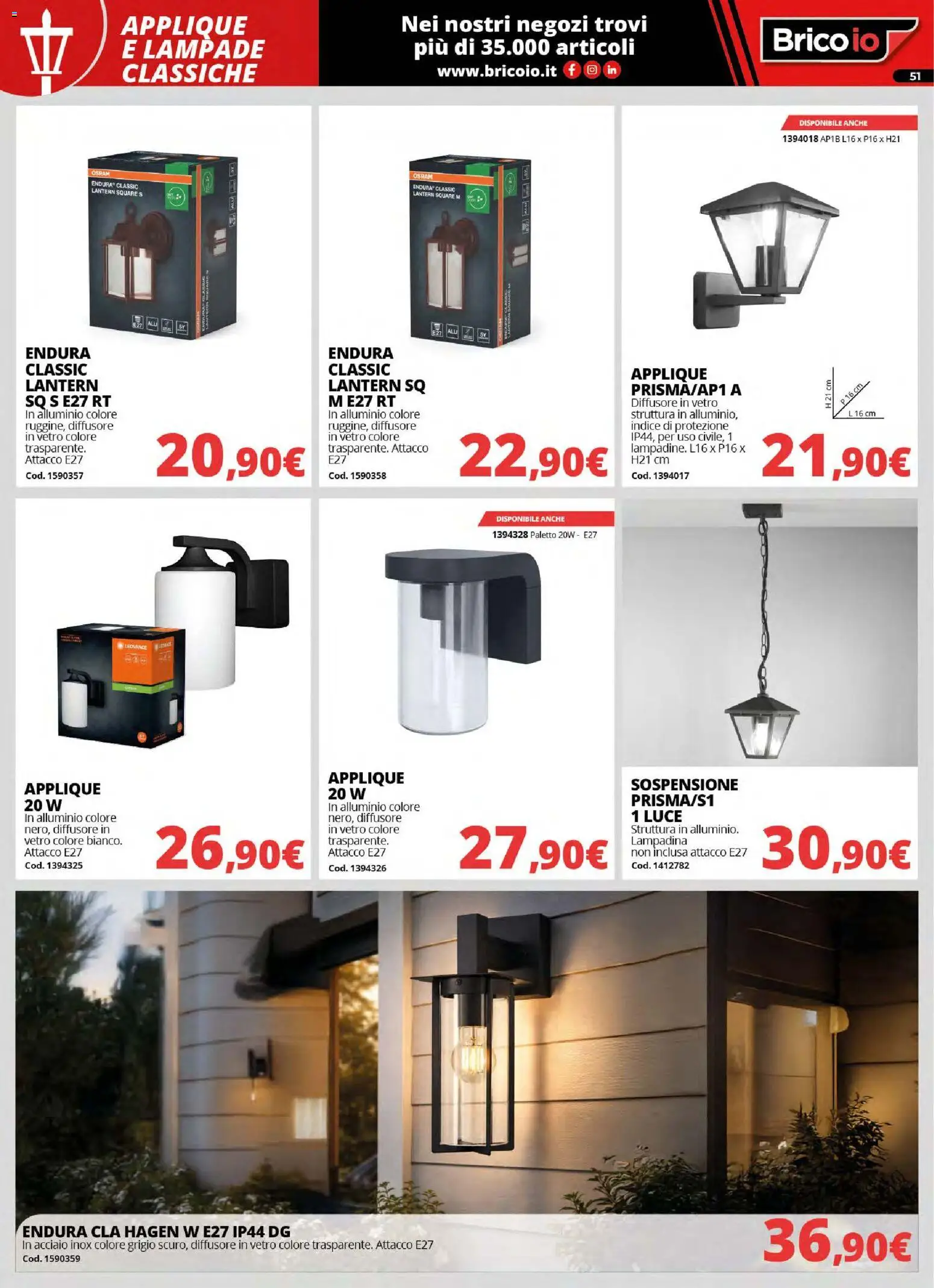 Volantino Brico io del 30.03.2026 | Pagina: 51 | Prodotti: Alluminio
