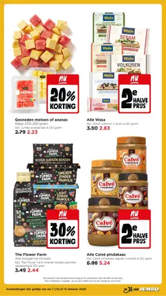 Gesneden meloen of ananas, Bakje 200-250 gram - Voorbeeld van een folder van Jumbo, geldig van 07-10-2026 | Pagina: 15