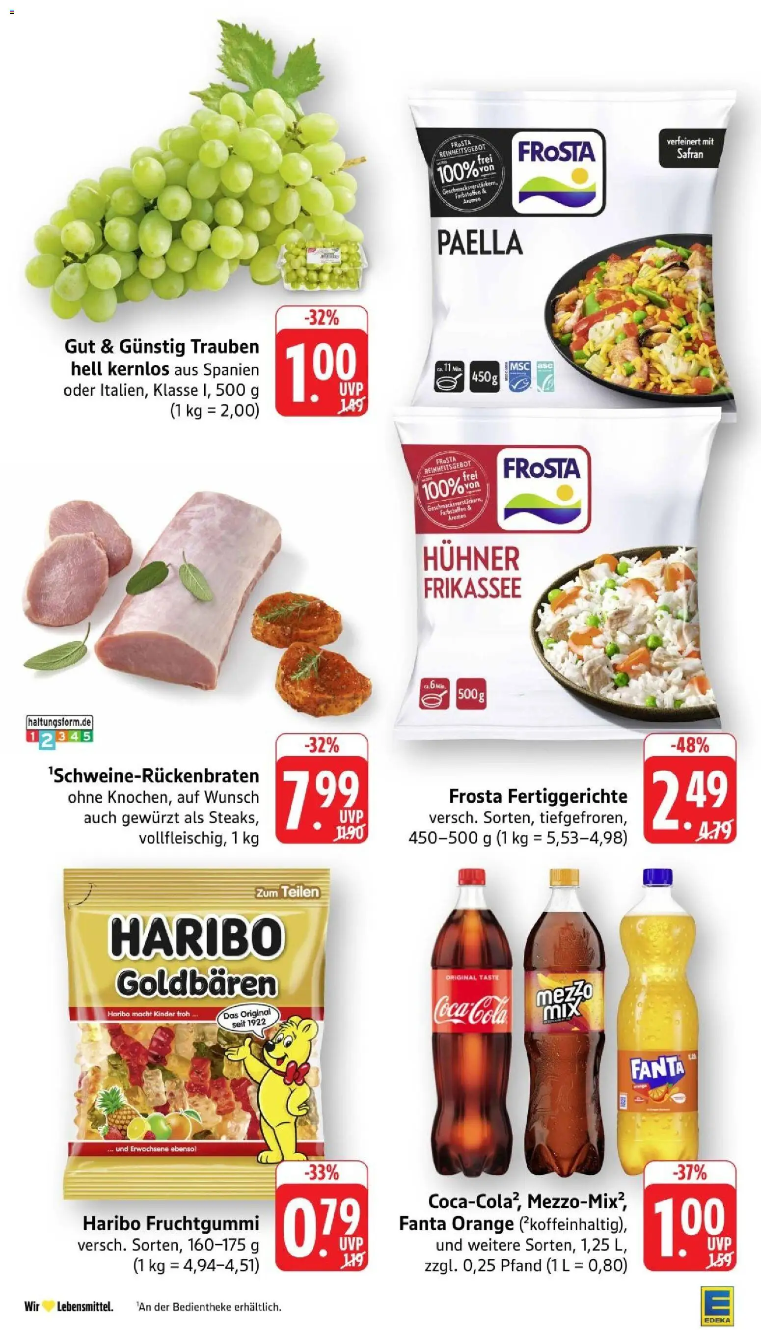 Edeka Prospekt Stuttgart – gültig ab 23.08.2026 | Seite: 2 | Produkte: Fanta, Haribo, Cola, Fertiggerichte