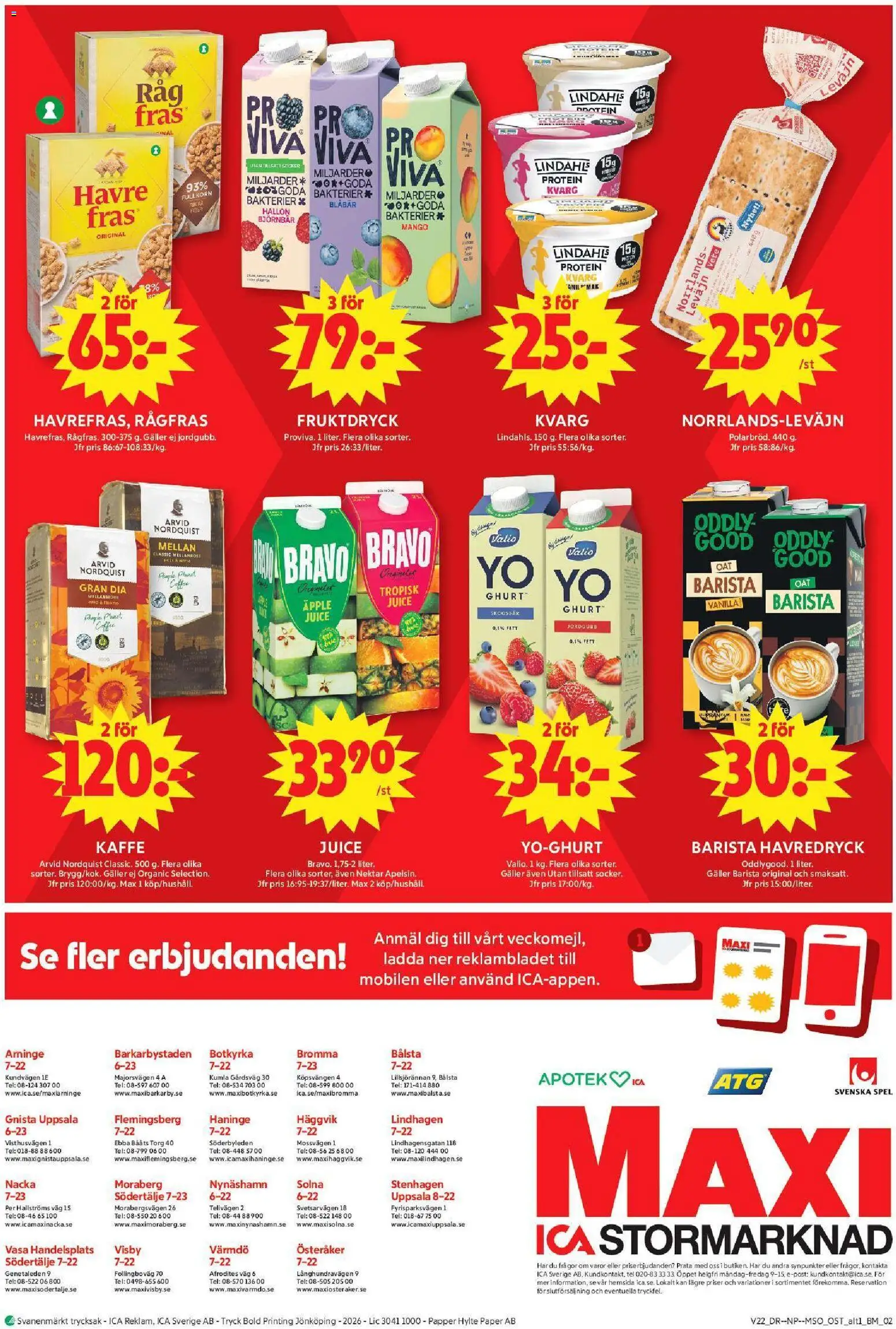 ICA Maxi reklamblad aktuell från 25.05.2026 | Sida: 16