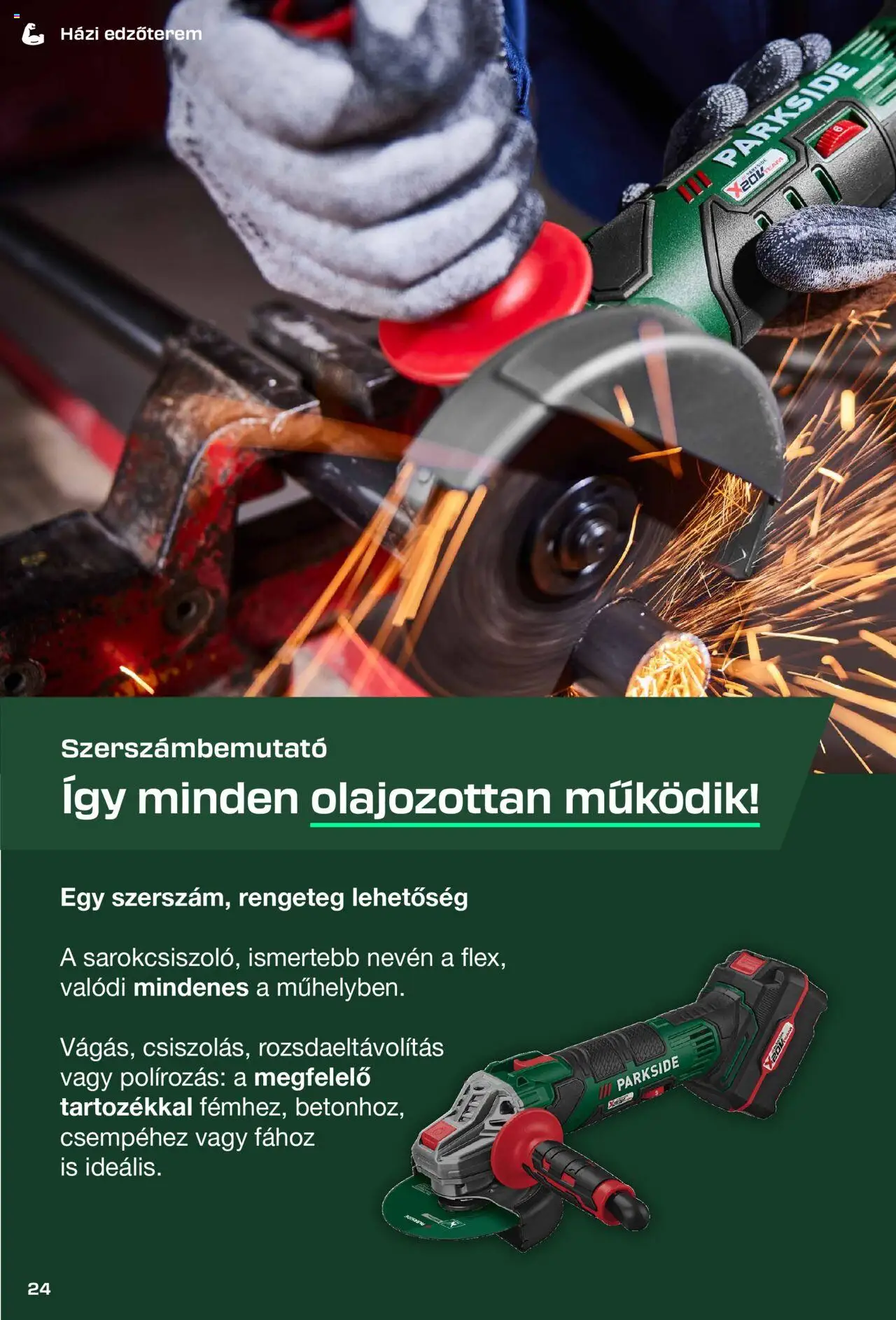 Lidl akciós ujság - amely érvényes a következő dátumtól: 2025.08.26. | Oldal: 24 | Termékek: Parkside