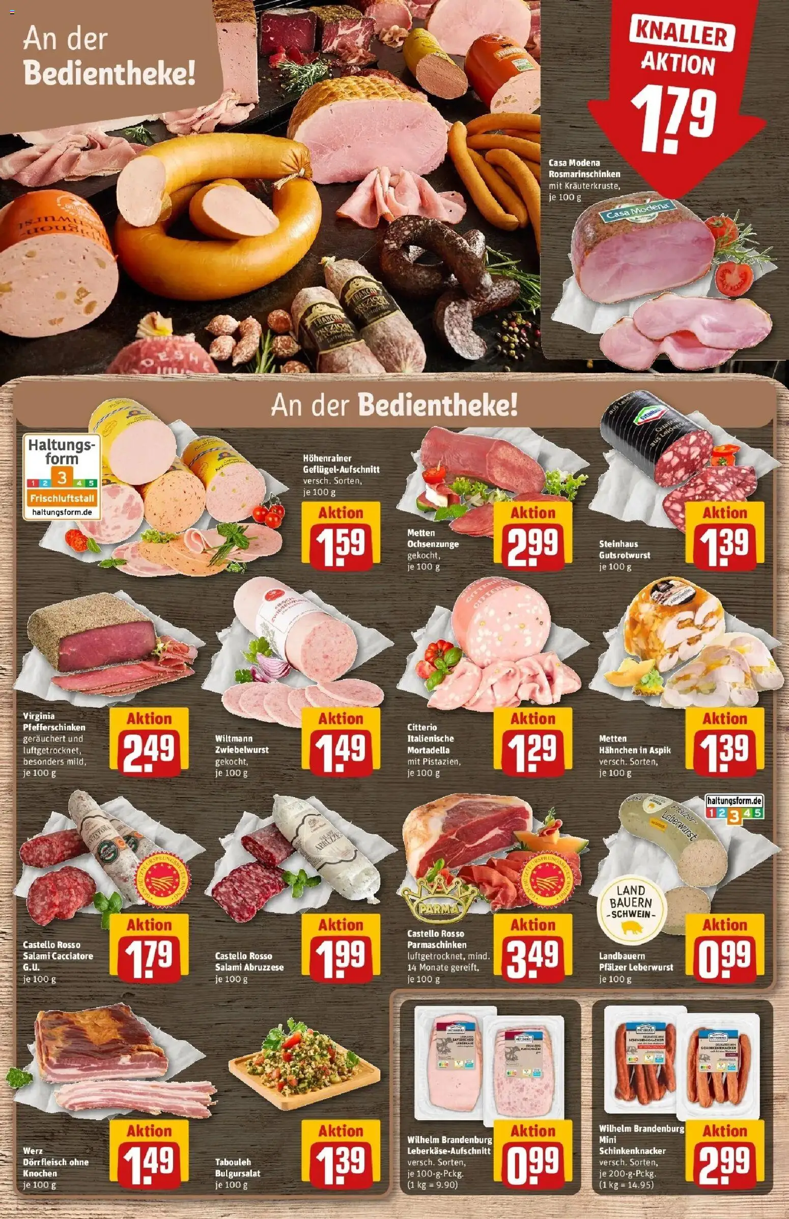 REWE Prospekt ab 05.10.2026 zum Blättern » Angebote | Seite: 12 | Produkte: Hahnchen, Salami