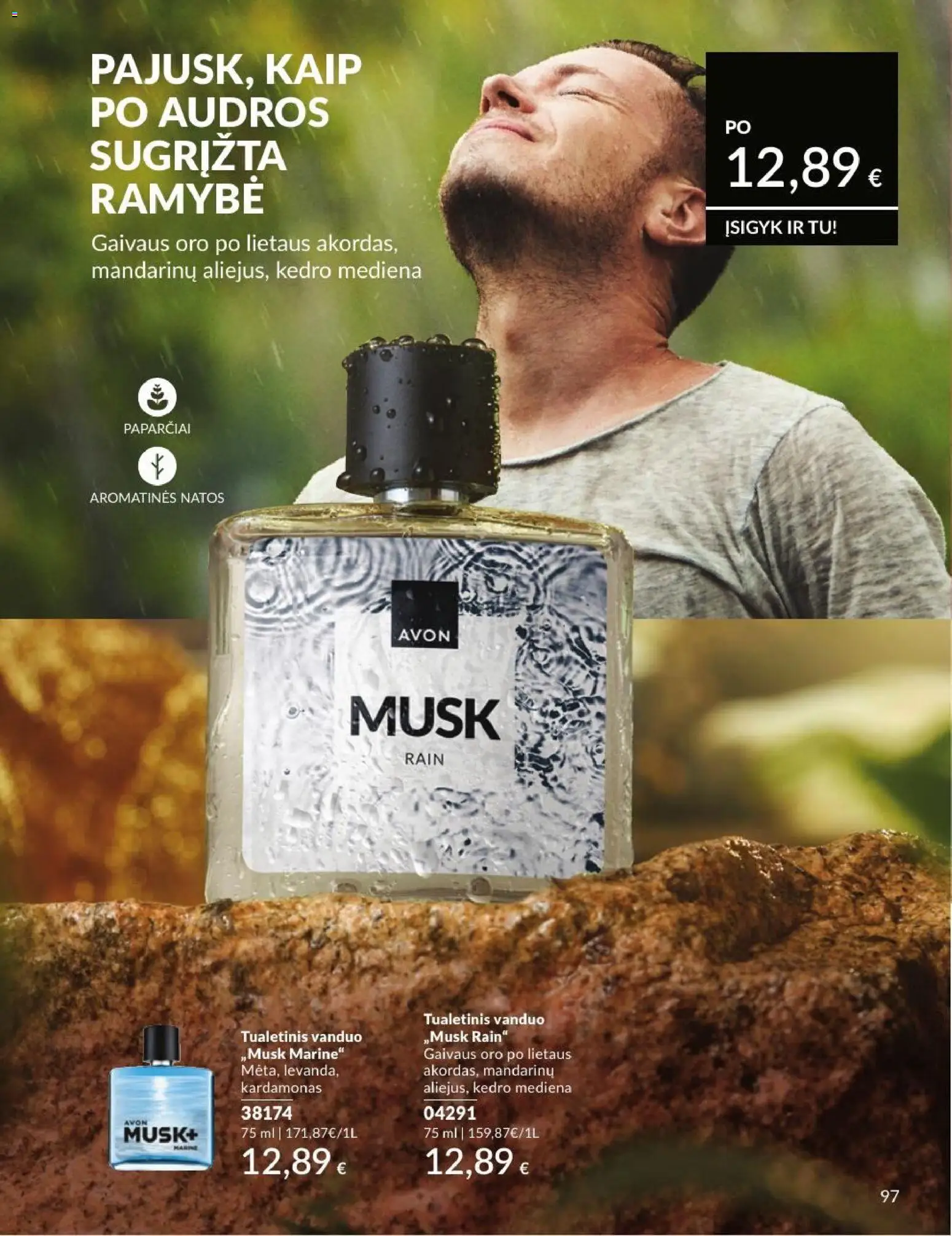 AVON akcijos nuo 2026.08.01 | Puslapis: 97 | Prekių: Tualetinis vanduo