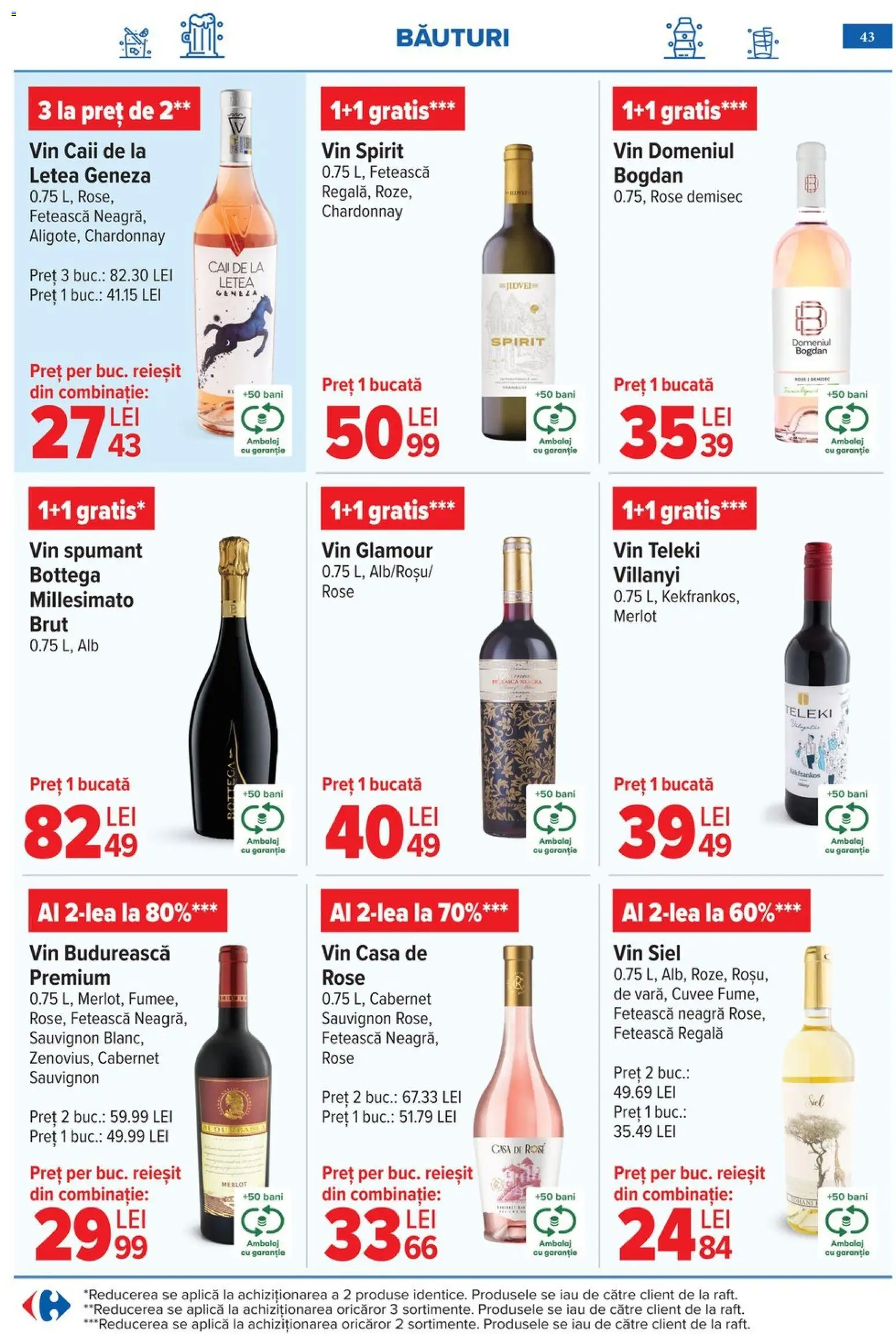 Noul catalog Carrefour – valabil de la 06.05.2026 | Pagină: 46 | Produse: Vin