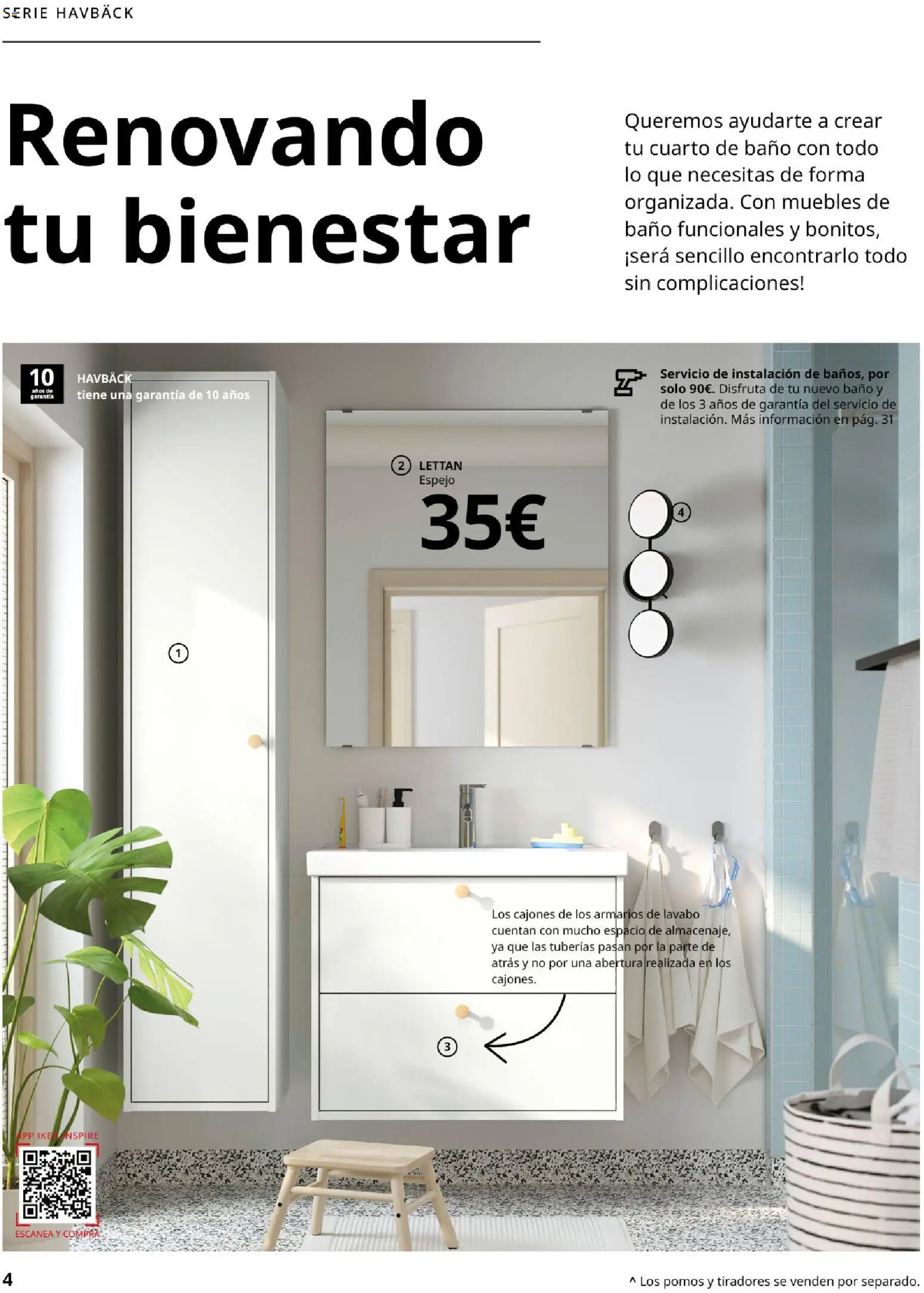 Catálogo IKEA Baňos │ válido desde el 01.02.2026 | Página: 4 | Productos: Muebles, Lavabo, Baño, Espejo