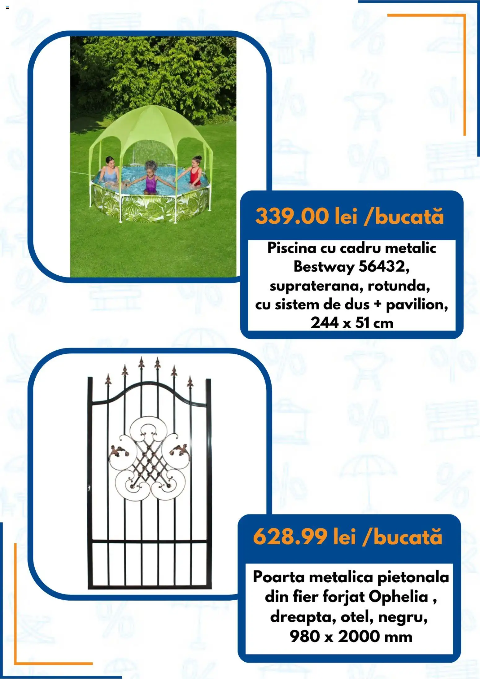 Noul catalog Dedeman – valabil de la 01.06.2026 | Pagină: 3 | Produse: Piscină, Duș