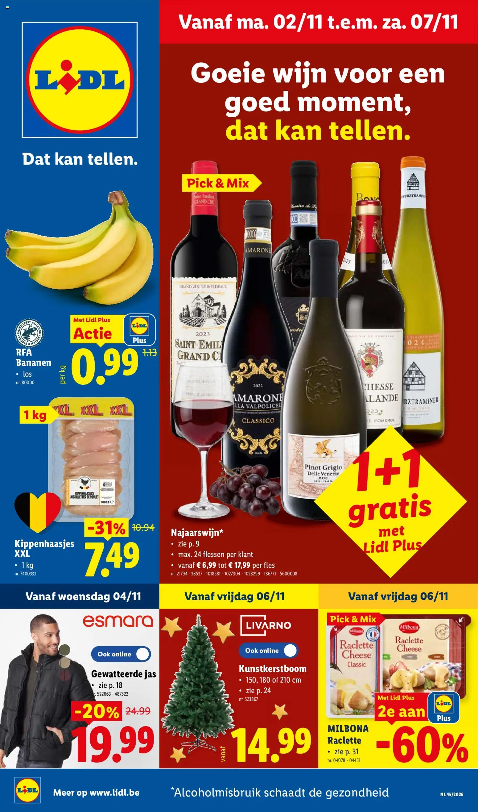 {H1} | Pagina: 1 | Producten: Fles, Wijn, Bananen, Jas