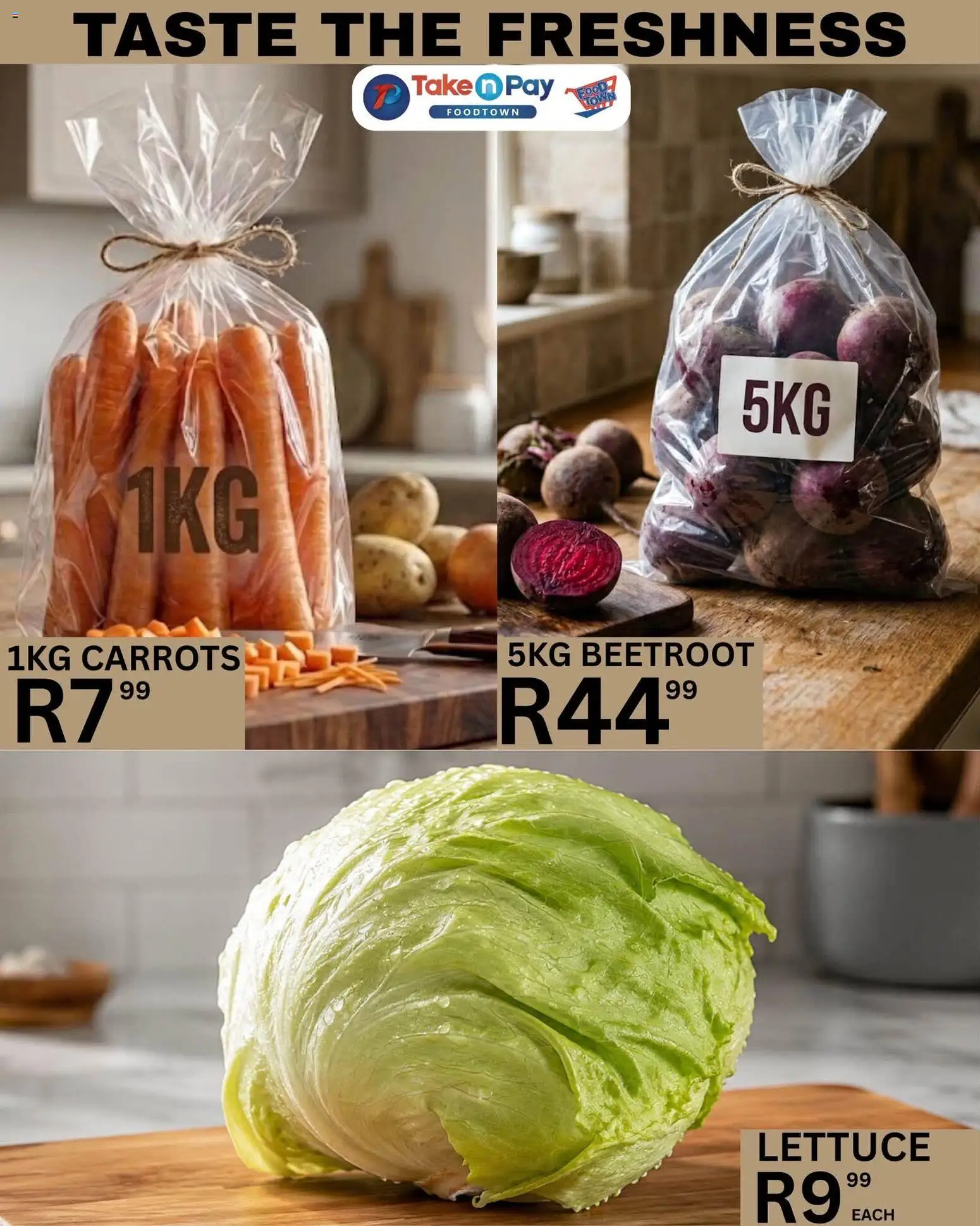 New Take n Pay catalogue – valid from 14/08/2026 | Page: 14 | Products: Carrots, Lettuce