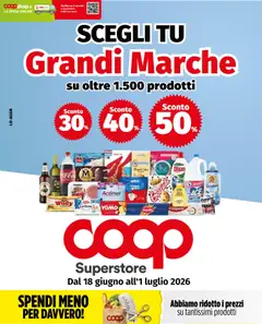 Anteprima del volantino COOP volantino Superstore Marche Milano valido a partire dal 18.06.2026