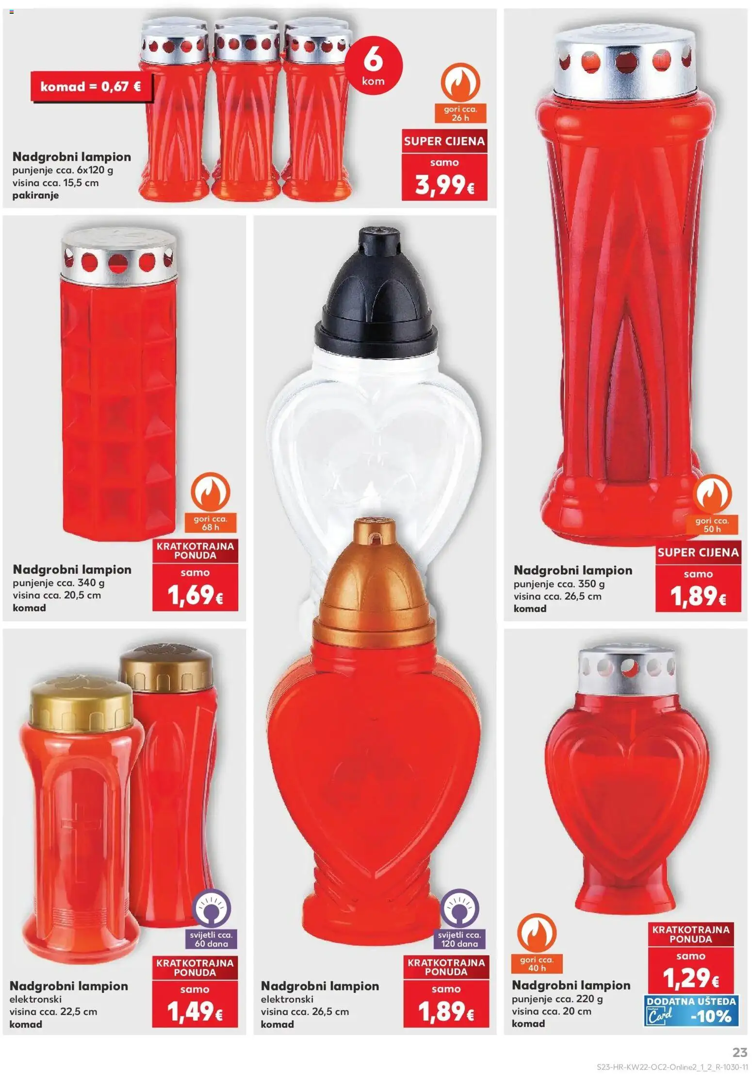 Kaufland katalog | vrijedi od 26.05.2026 | Stranica: 23 | Proizvodi: Lampion