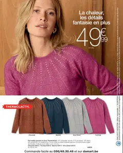Damart publicité - Voorbeeld van een folder van Damart, geldig van 18/09/2026 | Pagina: 37 | Producten: NOS, La