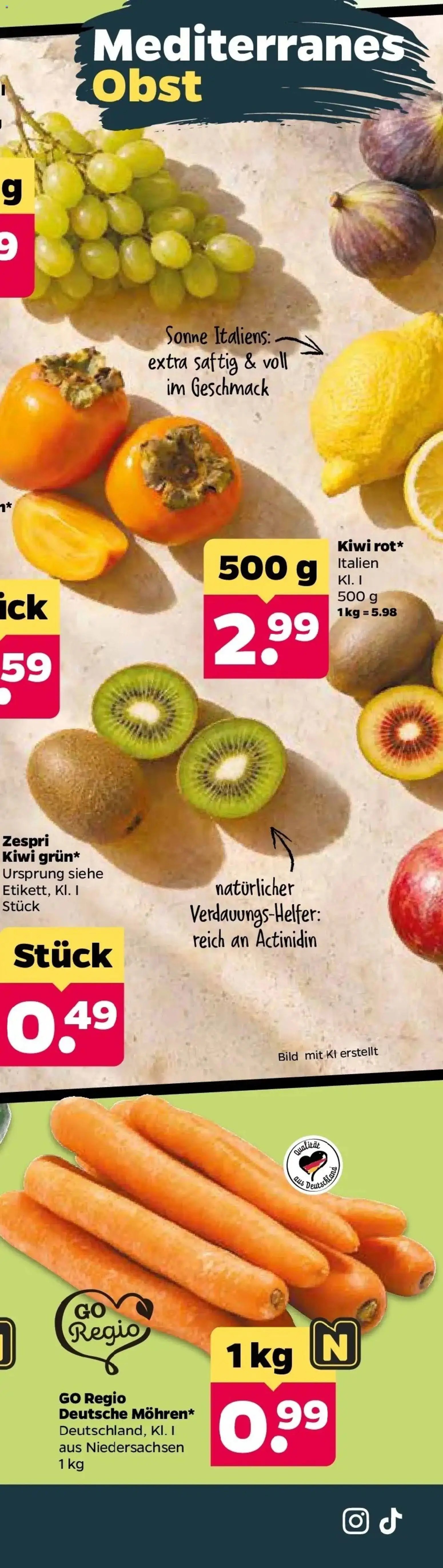 Netto Aktueller Prospekt ab 12.10.2026 → Angebote nächste Woche | Seite: 6 | Produkte: Obst, Kiwi