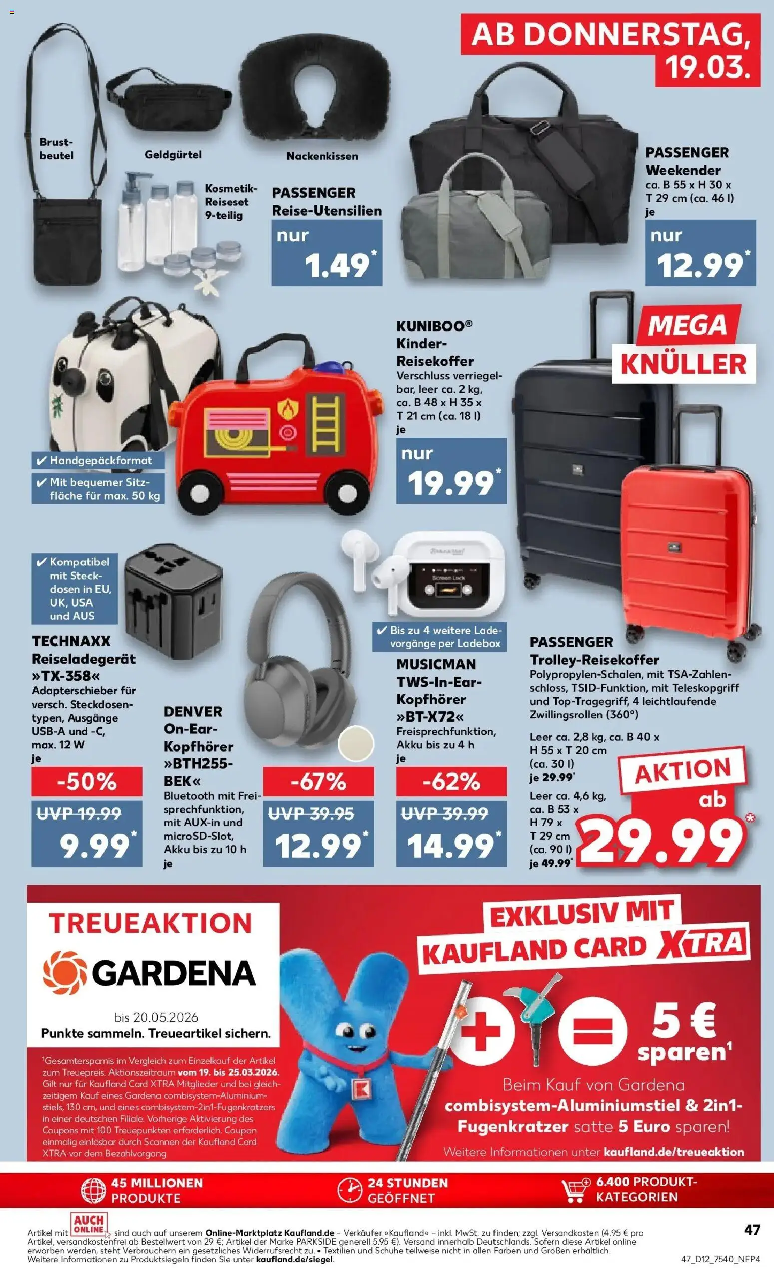 Kaufland Prospekt Annaberg-Buchholz	 – gültig ab 19.03.2026 | Seite: 47 | Produkte: Adapter, Kopfhörer