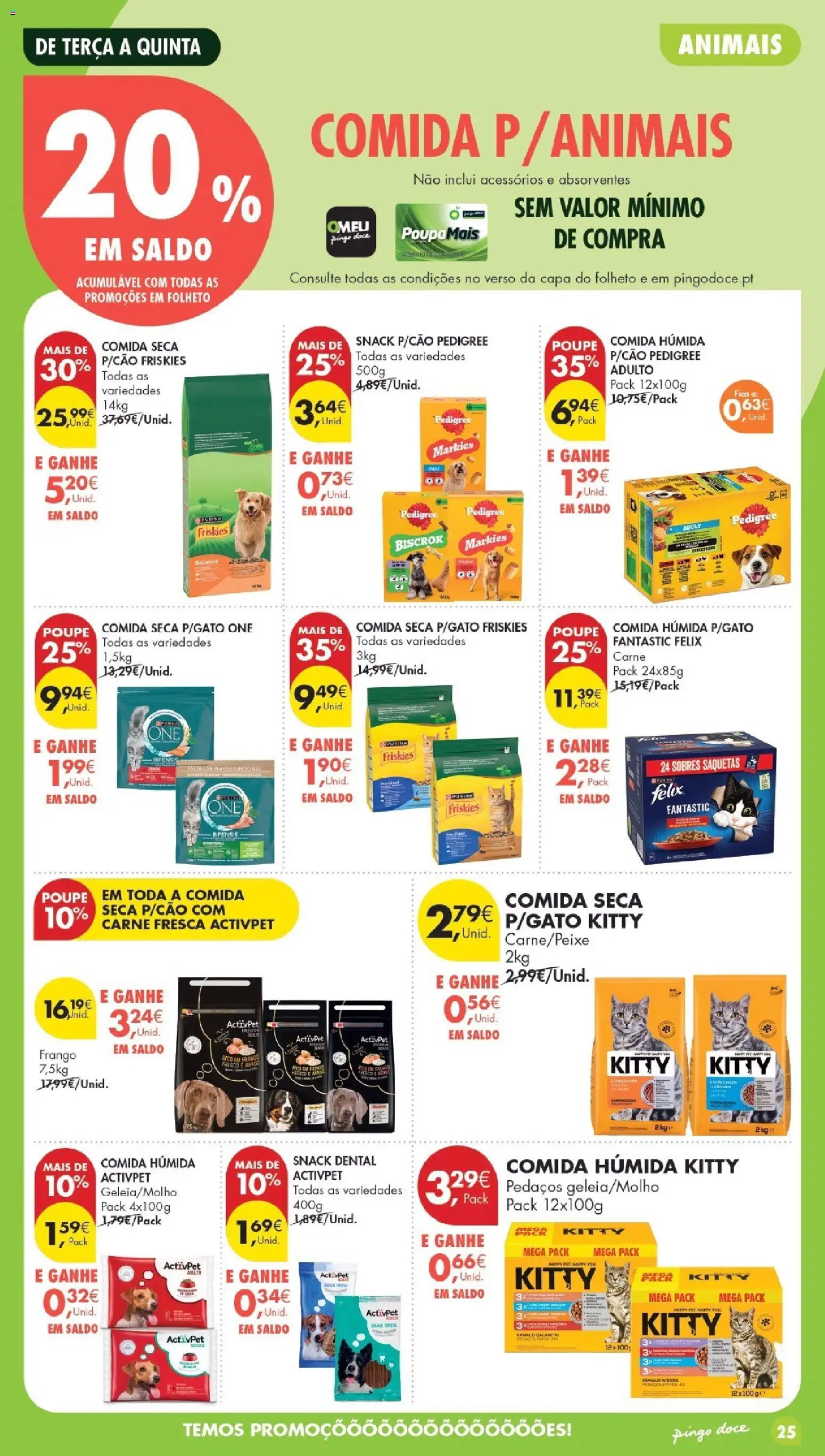 Pingo Doce Folheto Poupe Este Fim de Semana │ válido de 13/10/2026 | Página: 25 | Produtos: Frango, Saquetas, Carne