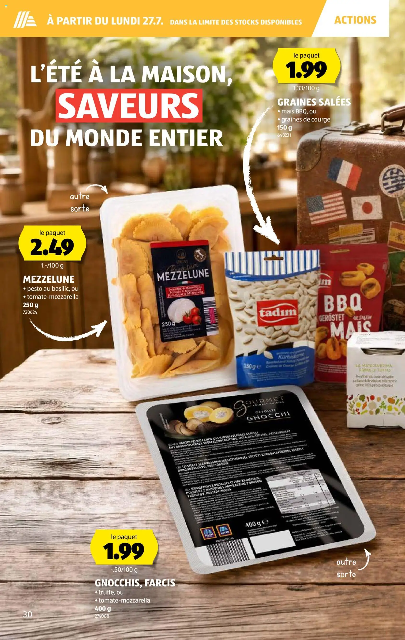 Aldi aktionen FR – gültig ab 23.07.2026 | Seite: 30 | Produkte: Pasta