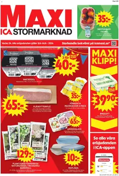 ICA Maxi erbjudanden - Förhandsvisning av reklamblad från butik ICA Maxi aktuell från 08.06.2026