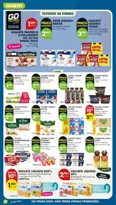 Pré-visualização SOBREMESA LÁCTEA DANET, Todos os sabores Pack 4x100g/125g válido de 12.05.2026 | Página: 14 | Produtos: Iogurtes, Iogurte, Cereais, Iogurte liquido