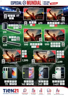 Vista previa Tien 21 folleto válido desde el 01.06.2026 | Página: 3 | Productos: Καλαμάρι, Smartphone, Apple, Batería