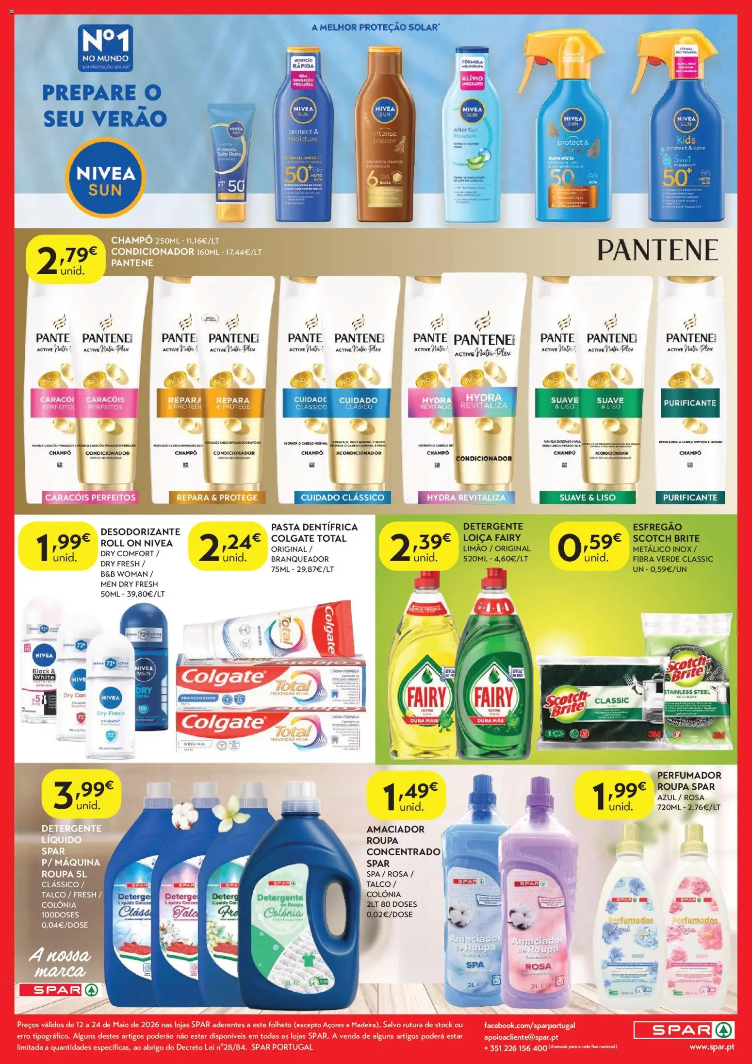 Spar folheto │ válido de 12.05.2026 | Página: 8 | Produtos: Desodorizante, Amaciador de roupa, Detergente, Roupas