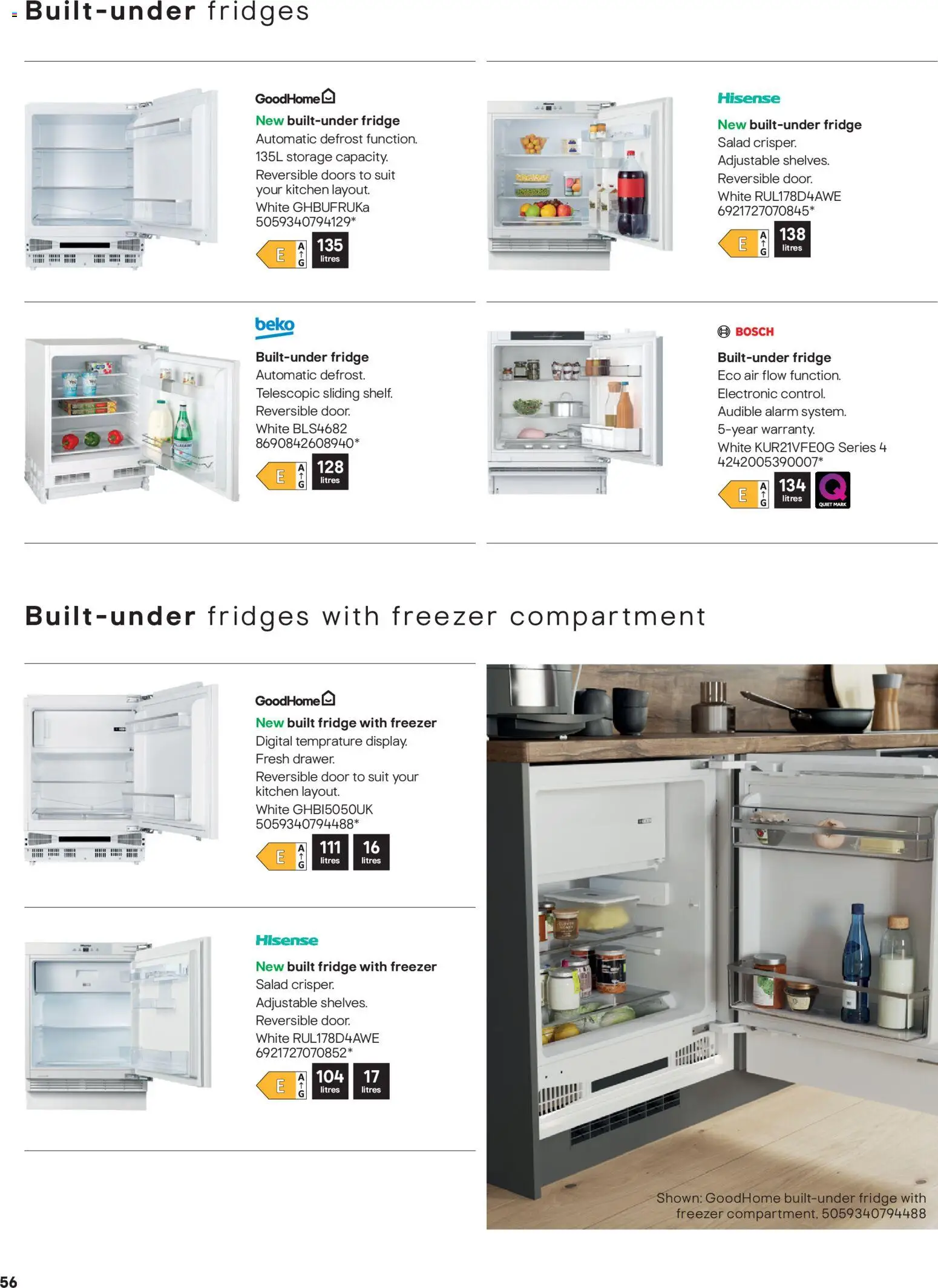 {H1} | Page: 56 | Products: Door, Suit, Salad, Freezer