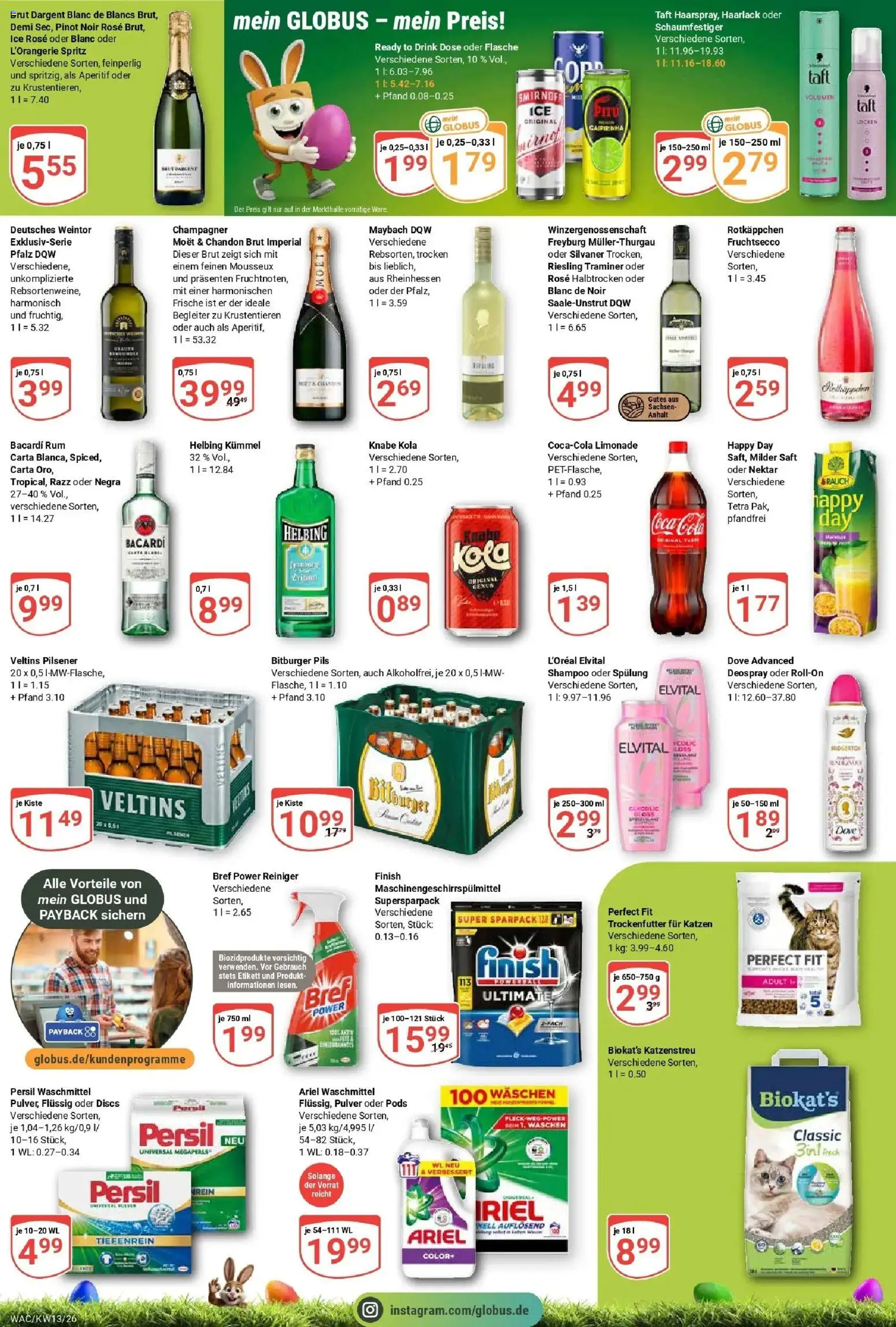 Globus prospekt Markkleeberg	 – gültig ab 23.03.2026 | Seite: 8 | Produkte: Limonade, Spülung, Waschmittel, Veltins