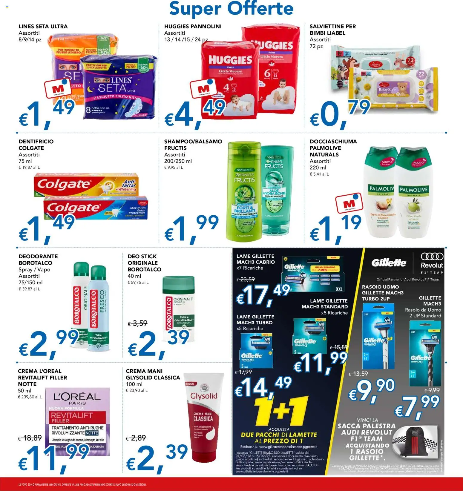 Volantino Migross del 08/10/2026 | Pagina: 14 | Prodotti: Pannolini, Deodorante, Talco, Burro