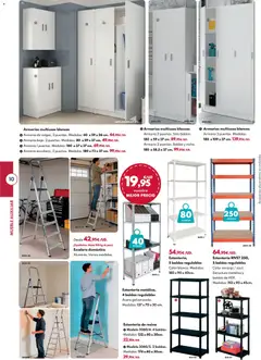 Vista previa BricoCentro - Folleto Vuelta al Cole válido desde el 24/08/2026 | Página: 10 | Productos: Estantería, Peso, Armario