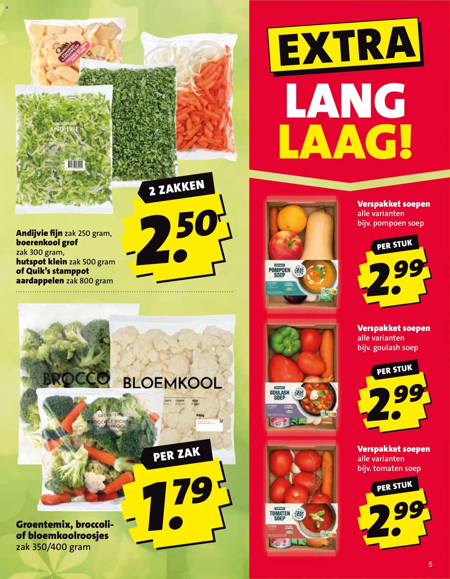 {H1} | Pagina: 5 | Producten: Pompoen, Boerenkool, Broccoli, Tomaten