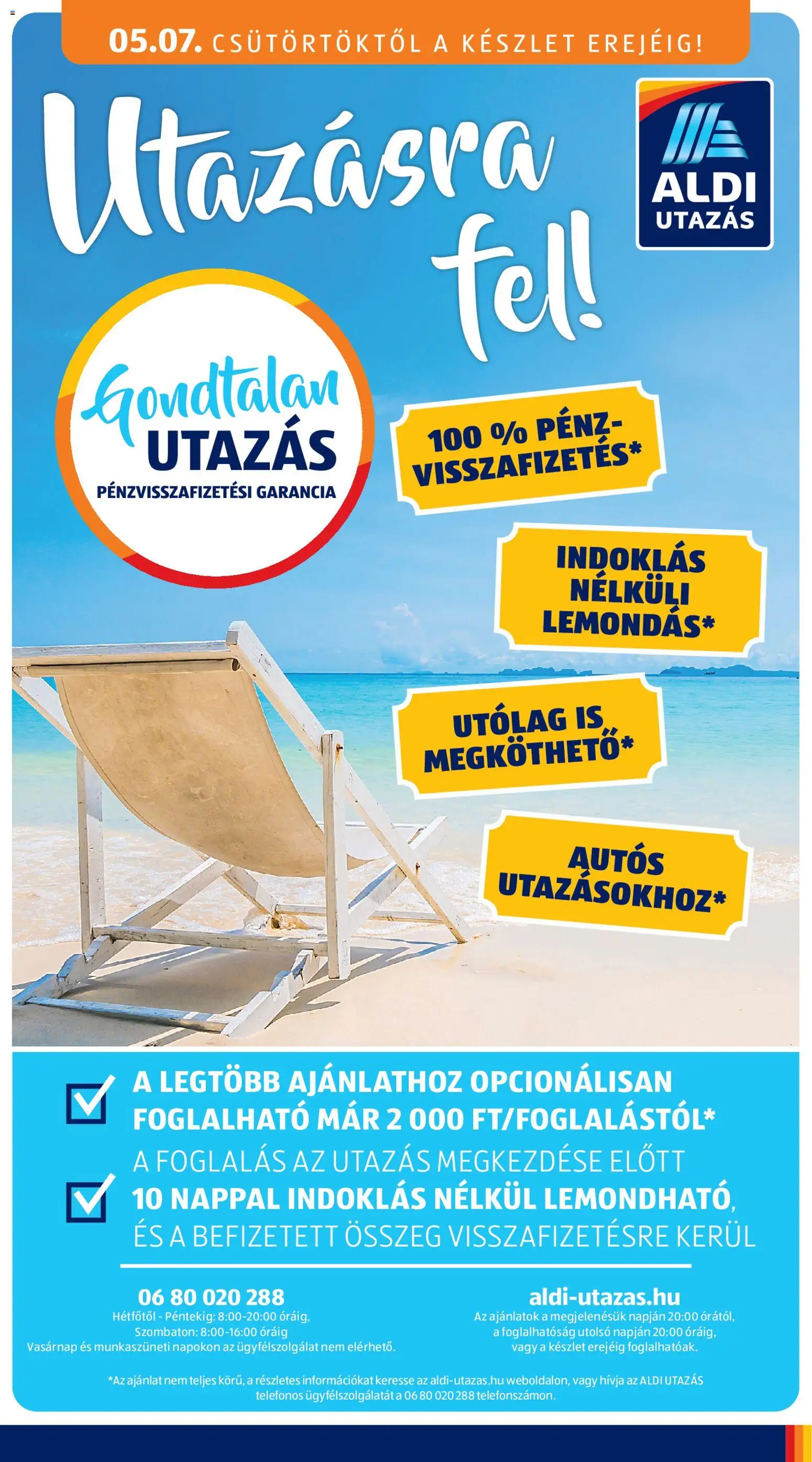 Aldi akciós ujság - amely érvényes a következő dátumtól: 07.05.2026 | Oldal: 1