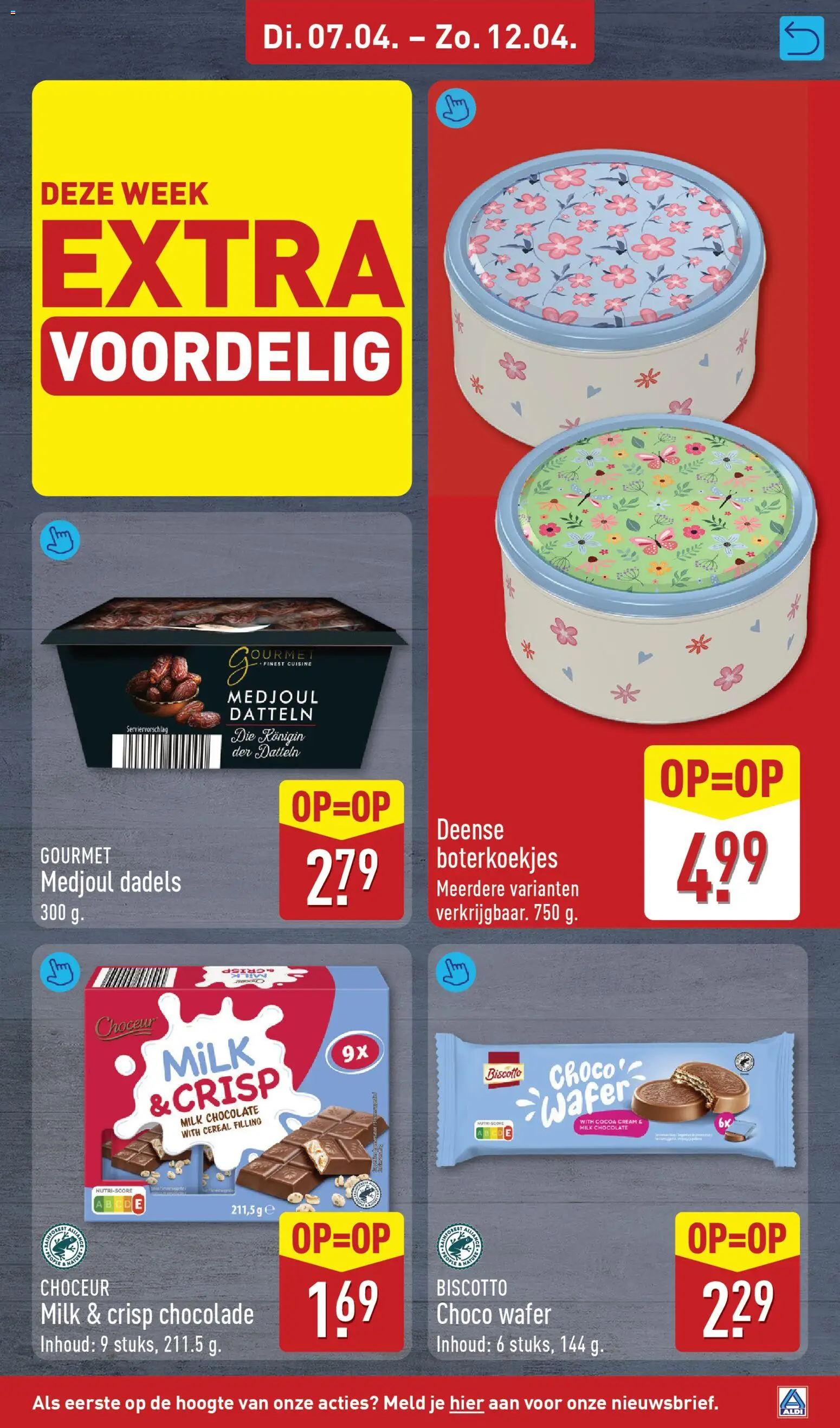 {H1} | Pagina: 11 | Producten: Chocolade, Dadels