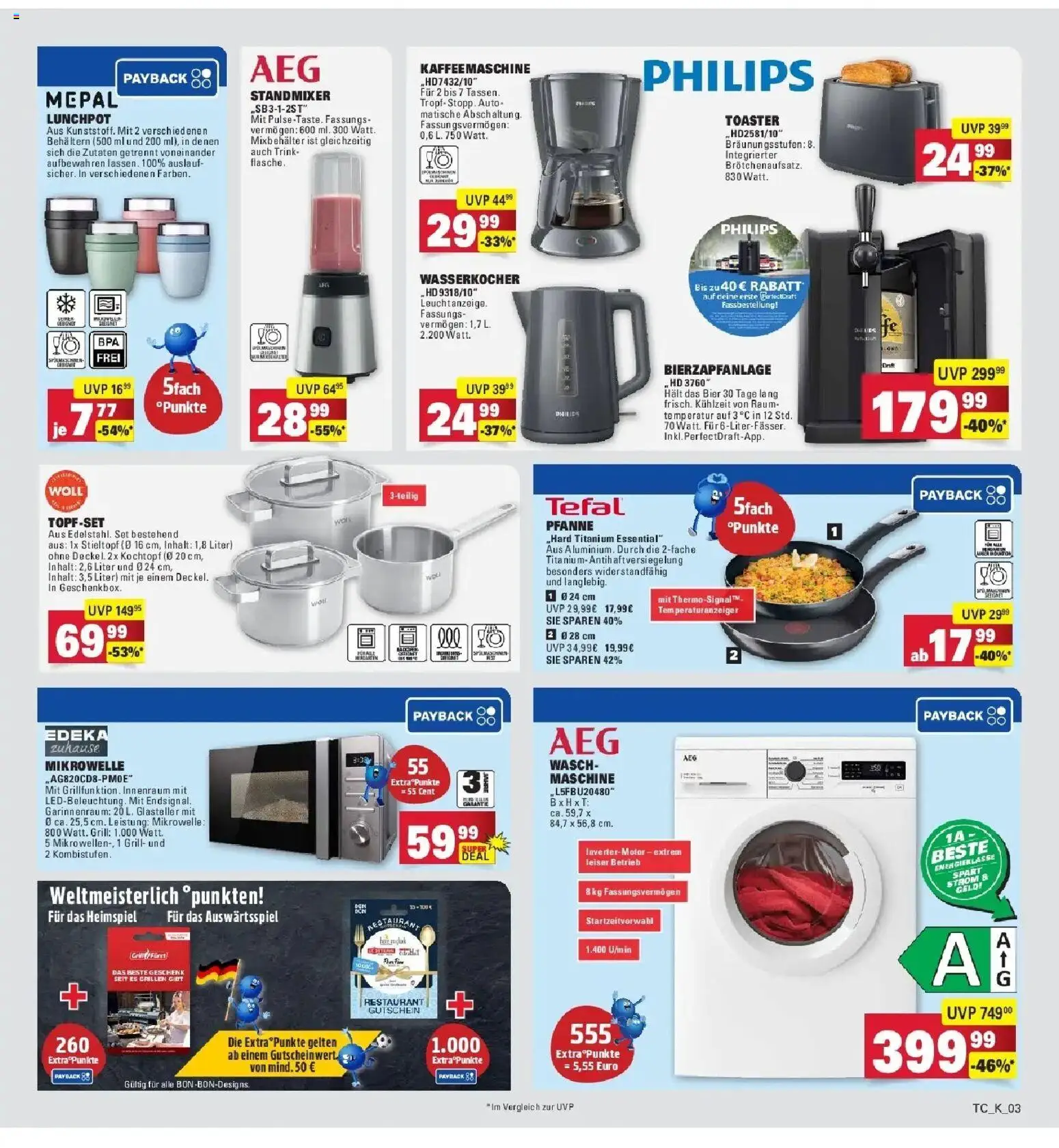 Edeka Prospekt Trier – gültig ab 08.06.2026 | Seite: 60 | Produkte: Grill, Kaffeemaschine, Toaster, Bier