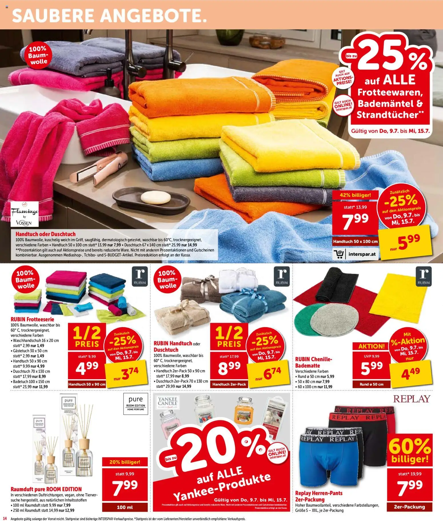 Interspar Flugblatt - Wien gültig ab 09.07.2026 | Seite: 15 | Produkte: Bademantel