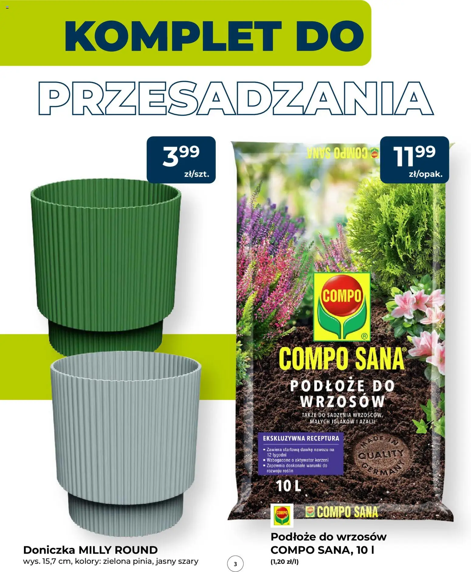 Mrówka gazetka od 10.09.2026 | Strona: 3 | Produkty: Podłoże, Doniczka