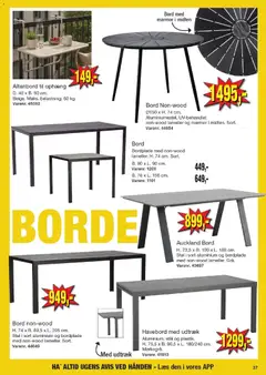 Harald Nyborg - Tilbudsavis uge 24 gyldig fra 11.06.2026 | Side: 39 | Produkter: Bord