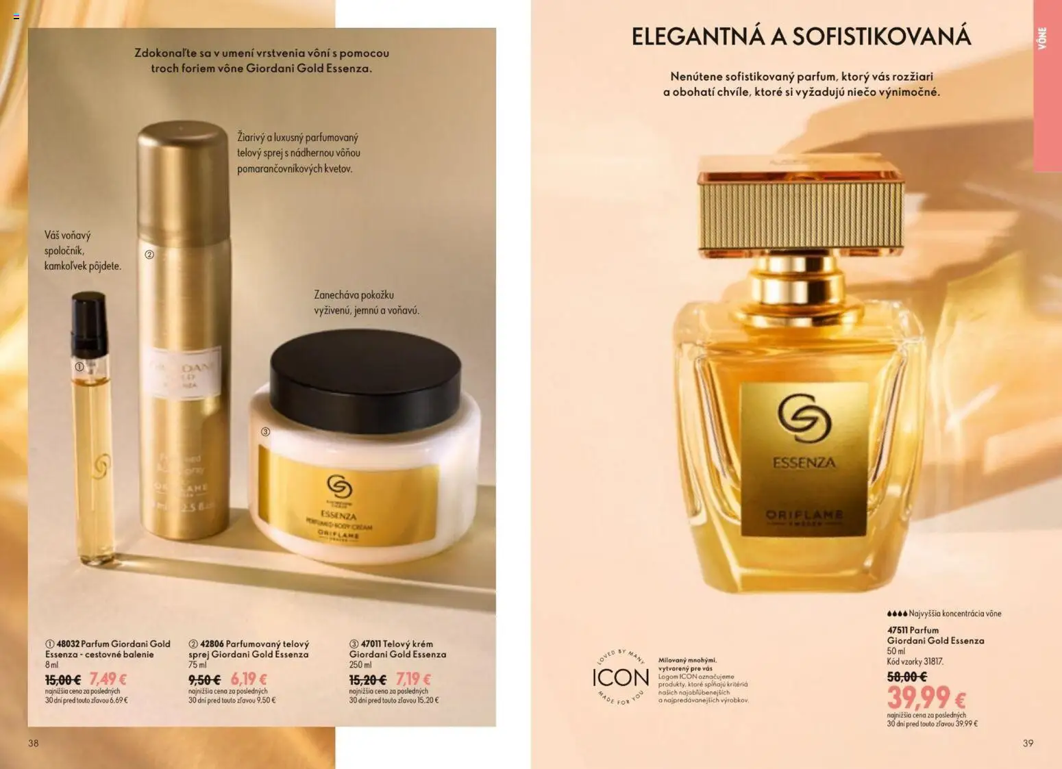 Nové Oriflame akcie – leták je platný od 19.08.2026 | Strana: 20 | Produkty: Telový krém, Krém