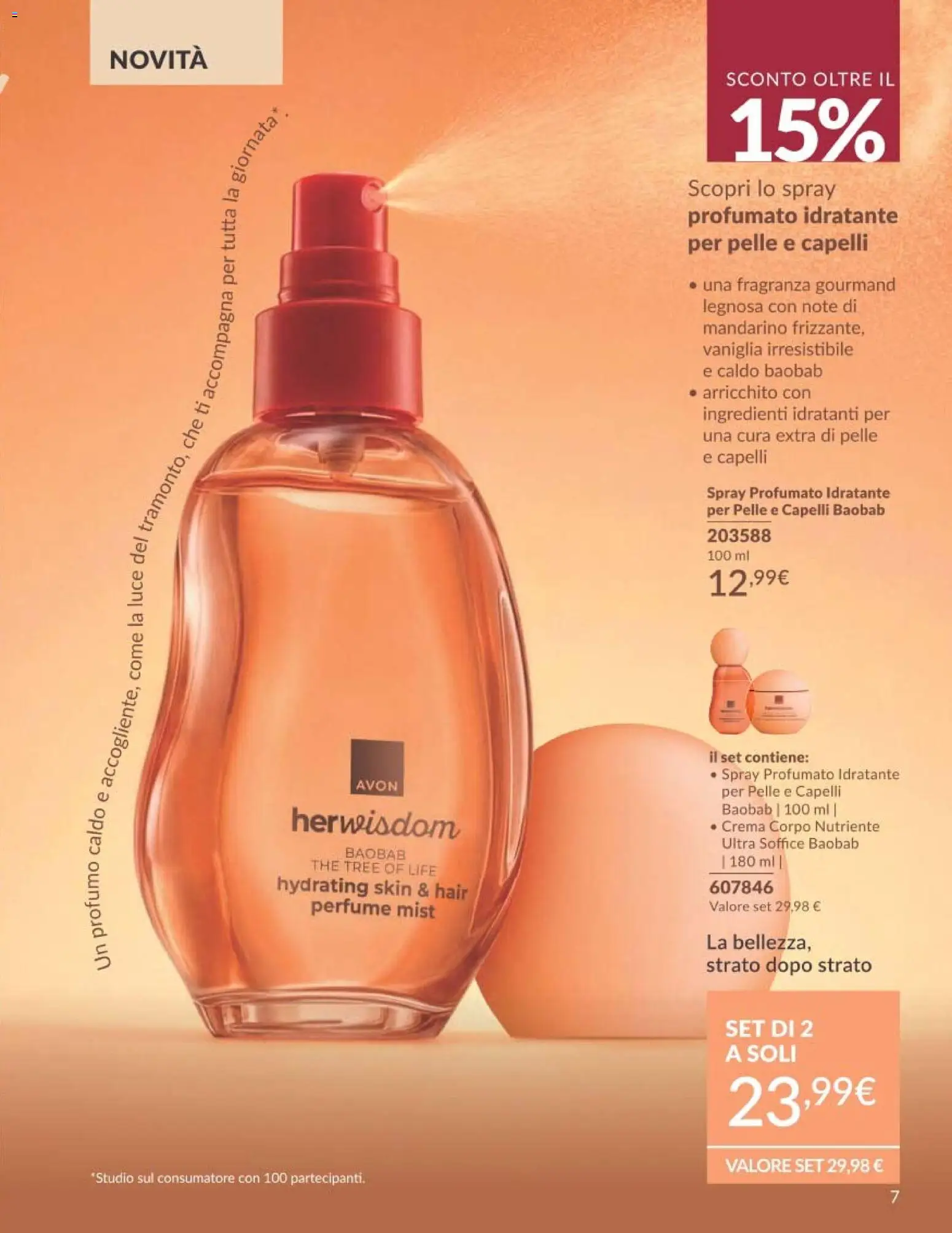 Volantino Avon del 01/09/2026 | Pagina: 7 | Prodotti: Vaniglia, The, Ingredienti, Fragranza